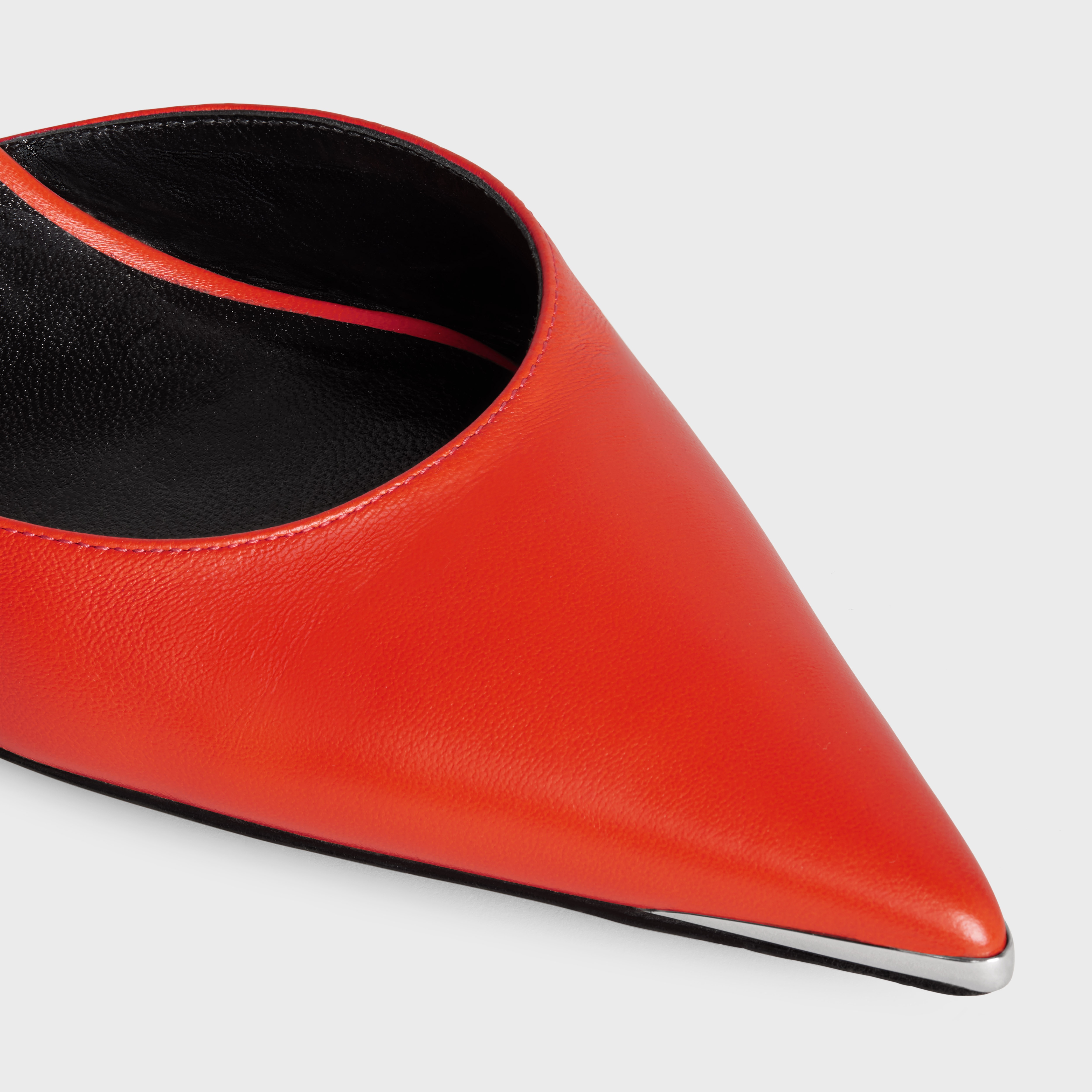 CELINE KITTEN METAL TOE PUMP in KIDSKIN - 4