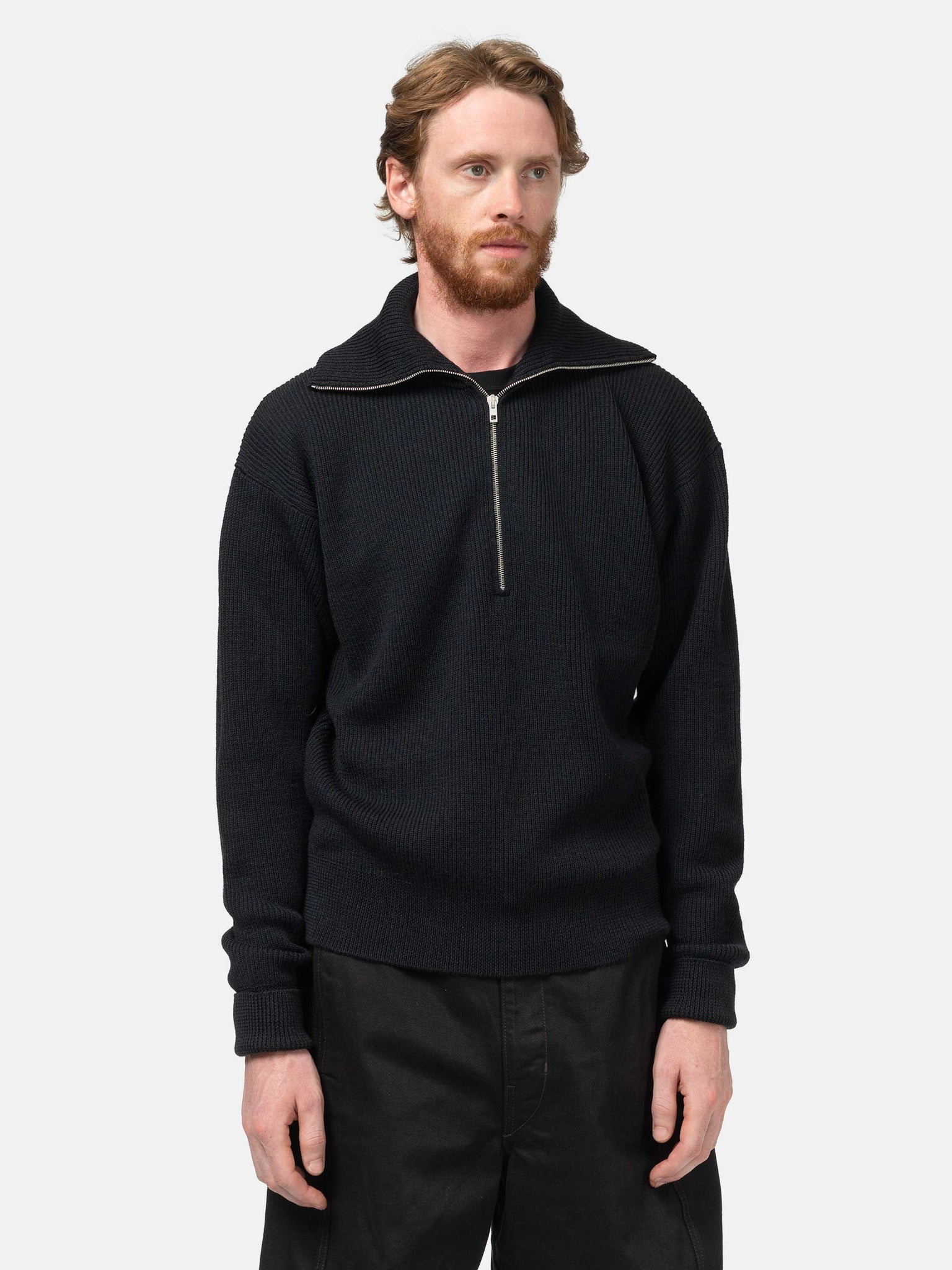 Half Zip Sweater Black - 4