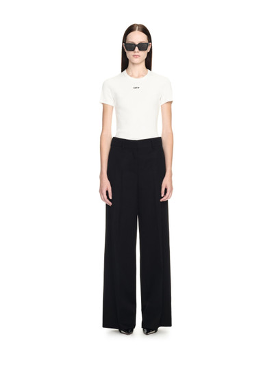 Off-White Wool Formal Pant outlook