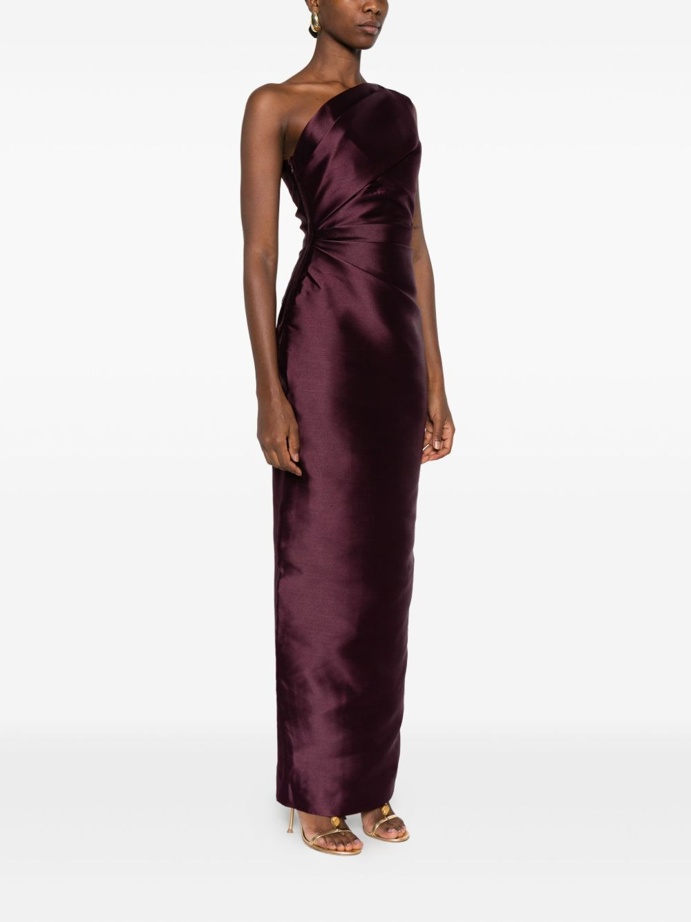 Kira one-shoulder maxi dress - 3