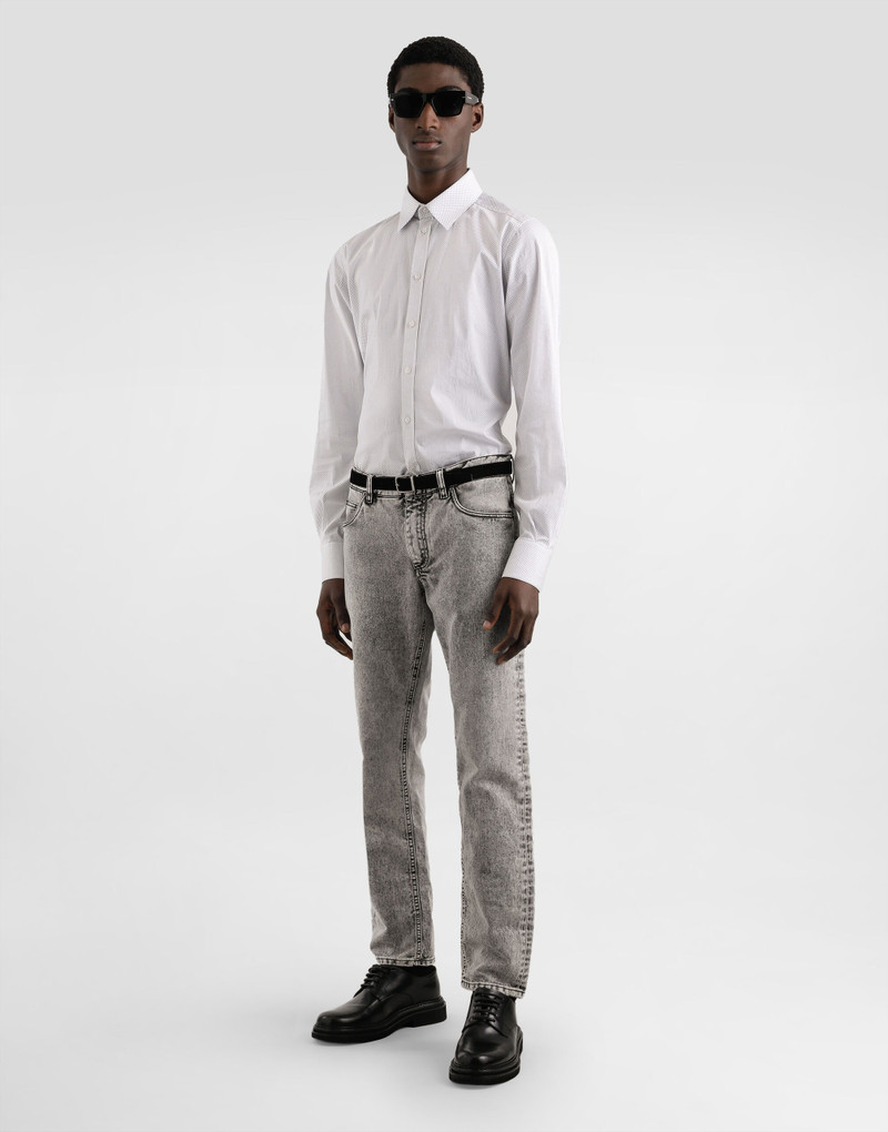 Dolce & Gabbana Gold shirt with microdesign outlook