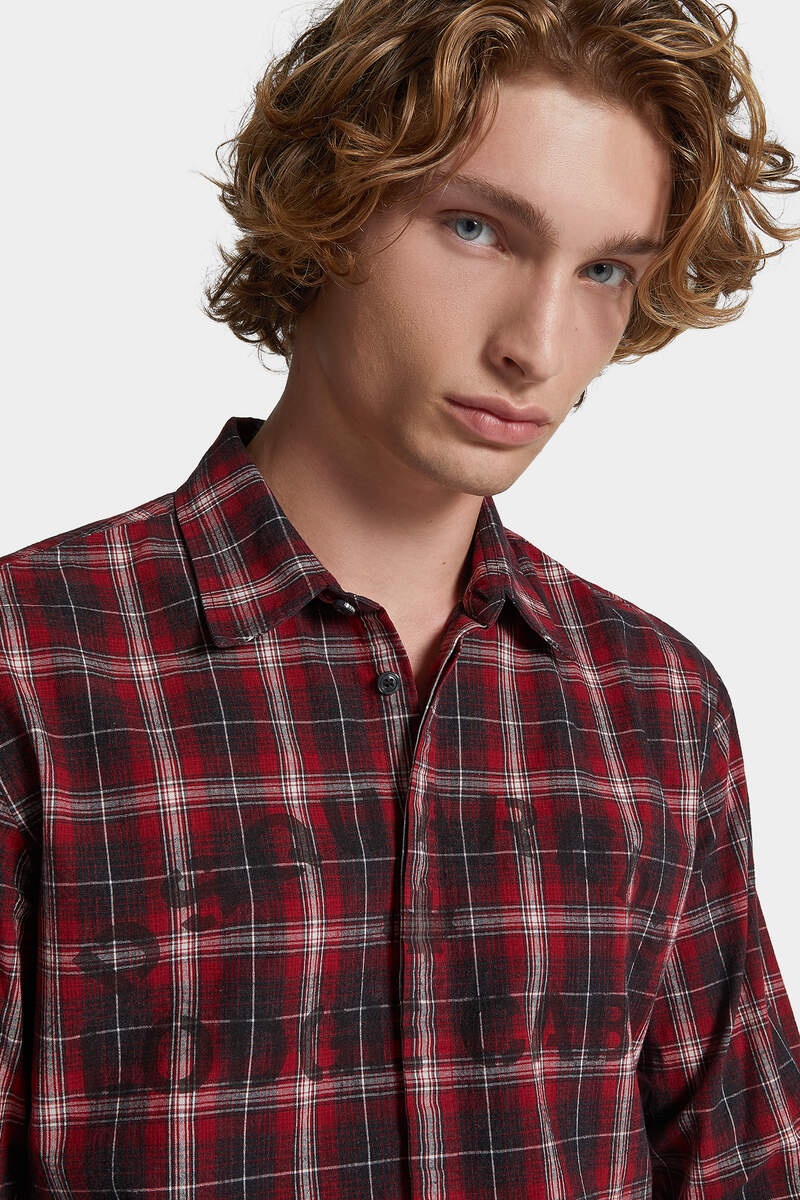 DSQUARED2 PRINTED RELAX DAN SHIRT - 5