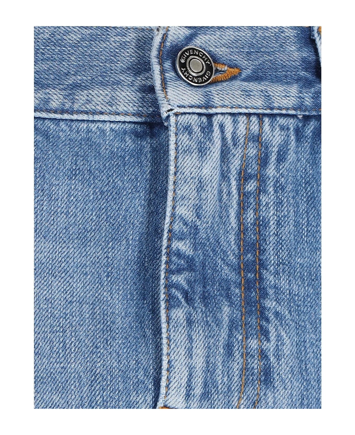 Denim Midi Skirt - 5