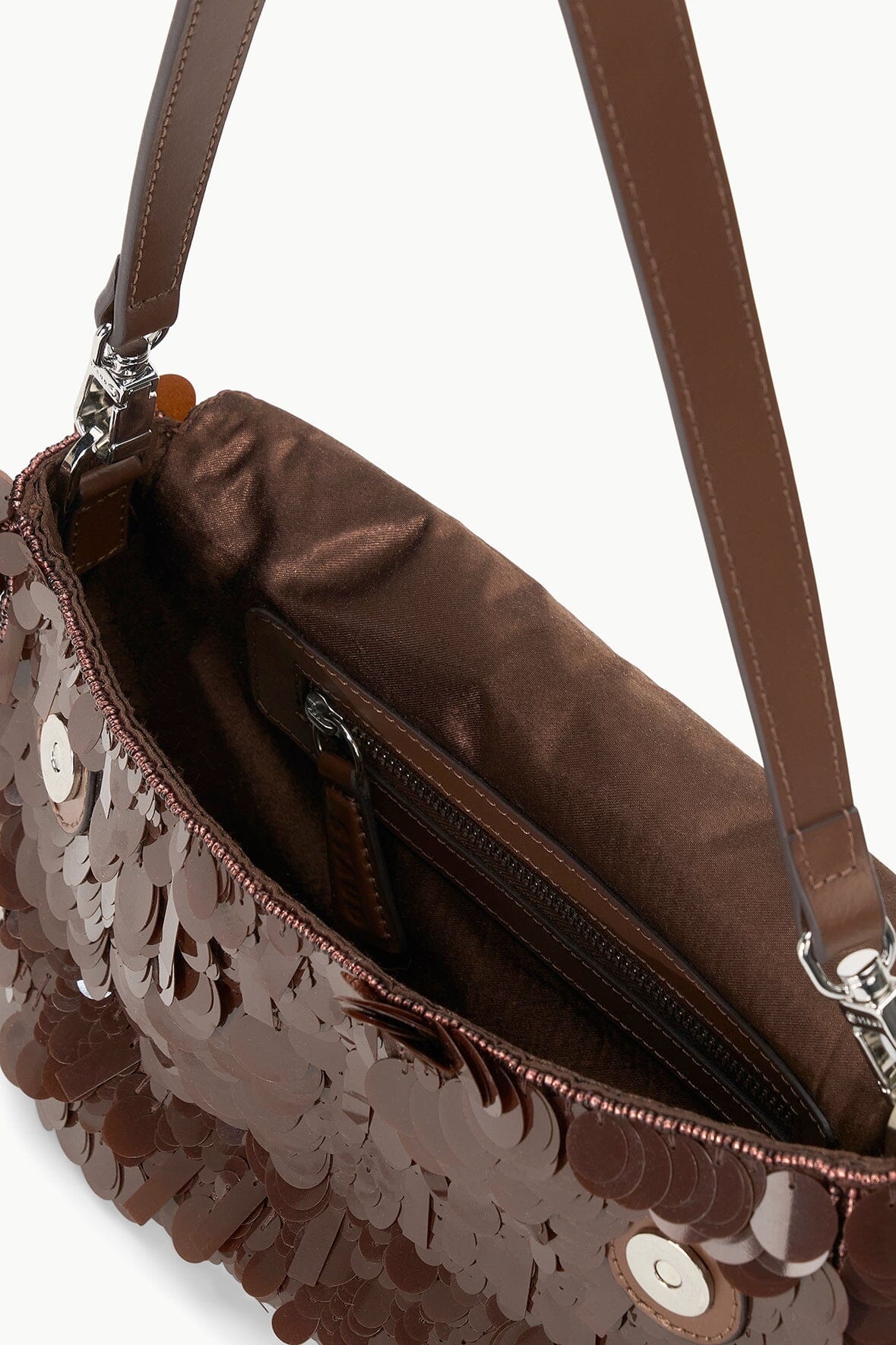 STAUD TIMMY SHOULDER BAG CACAO - 5
