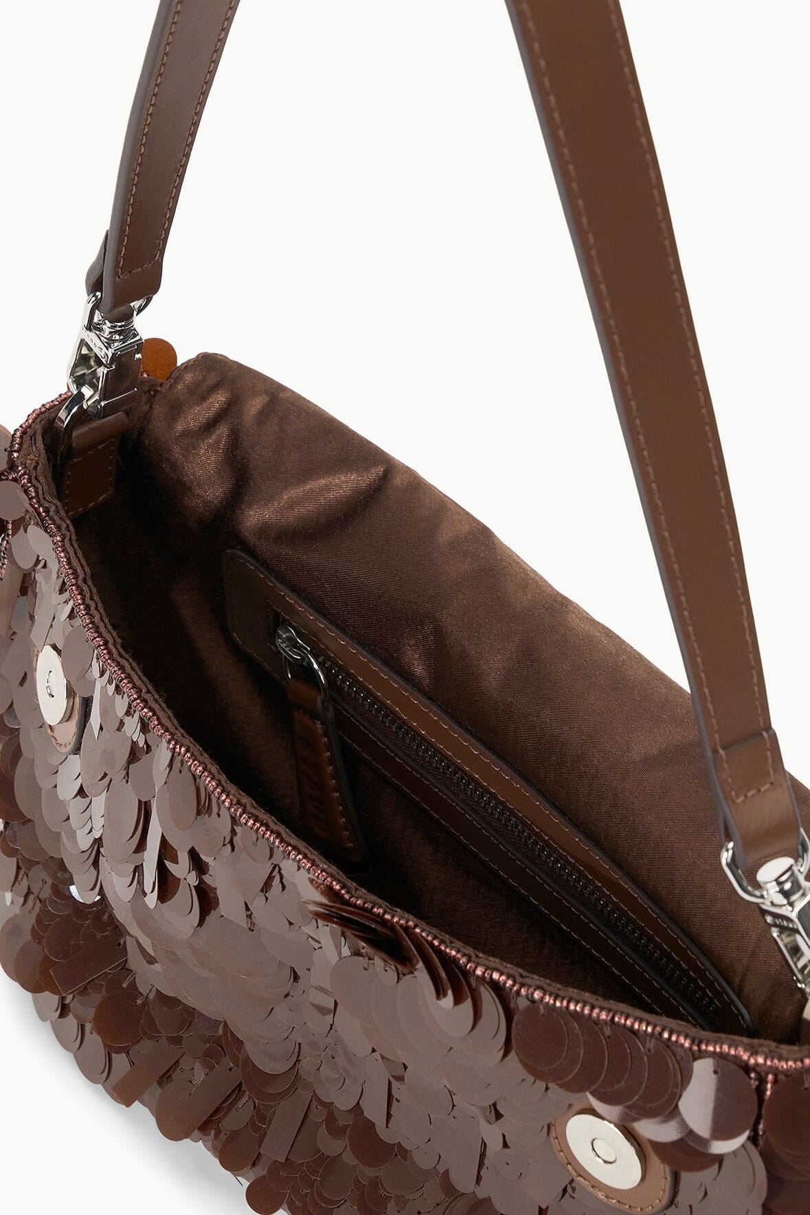 STAUD TIMMY SHOULDER BAG CACAO - 4