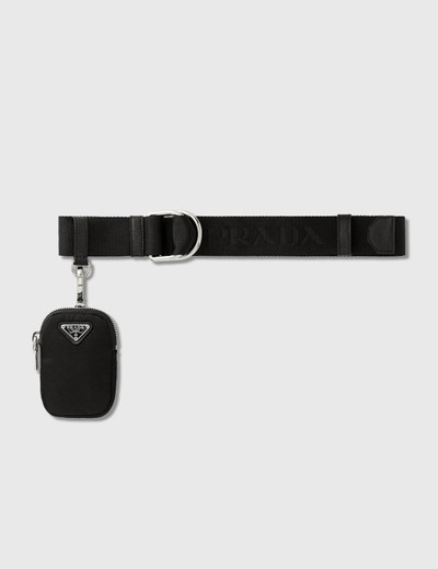 Prada Belt With Nylon Pocket outlook