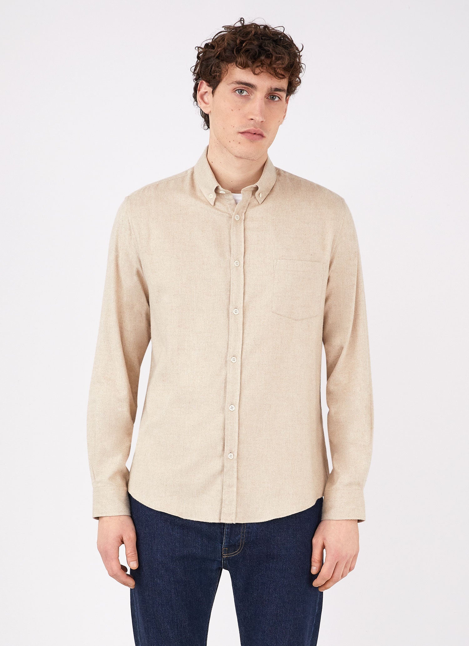 Brushed Cotton Flannel Shirt - 2