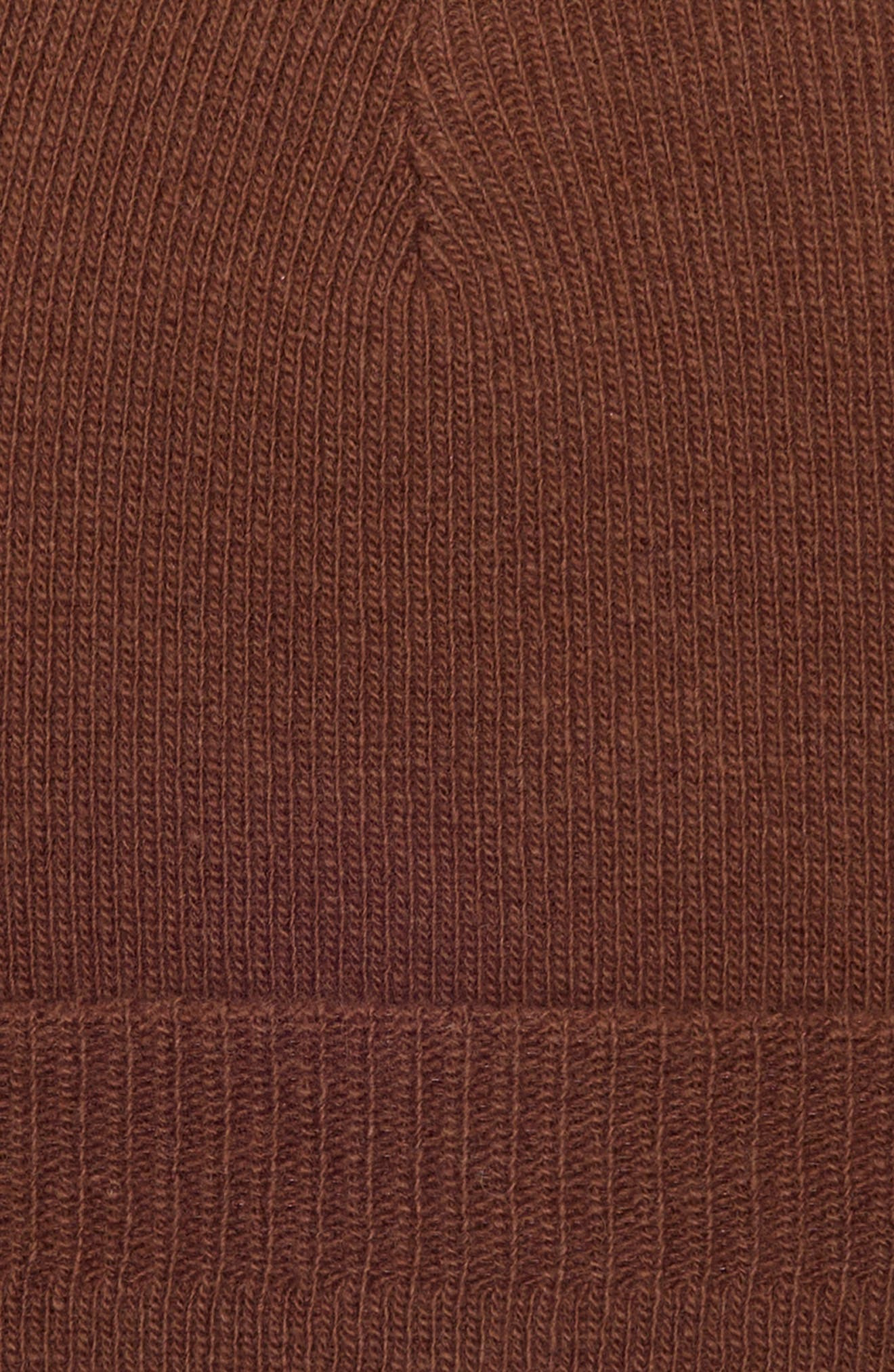 rag & bone Max Wool Blend Beanie in Chocolate Brown at Nordstrom - 3