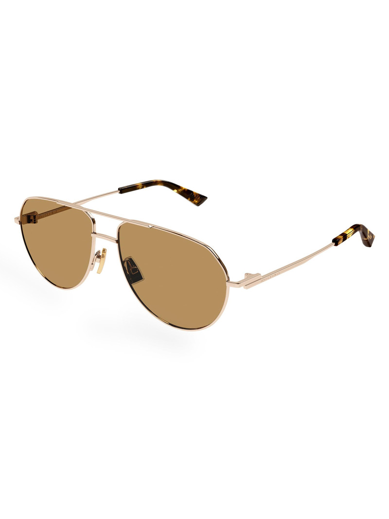 Intrecciato BV1303S 56MM Aviator Sunglasses 3