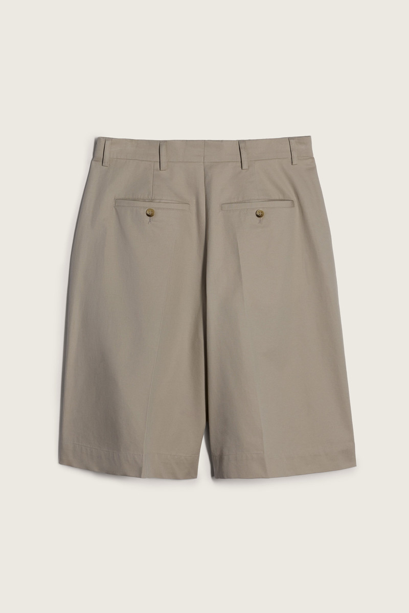 Tailored Wide Leg Belt Loop Tab Shorts 4