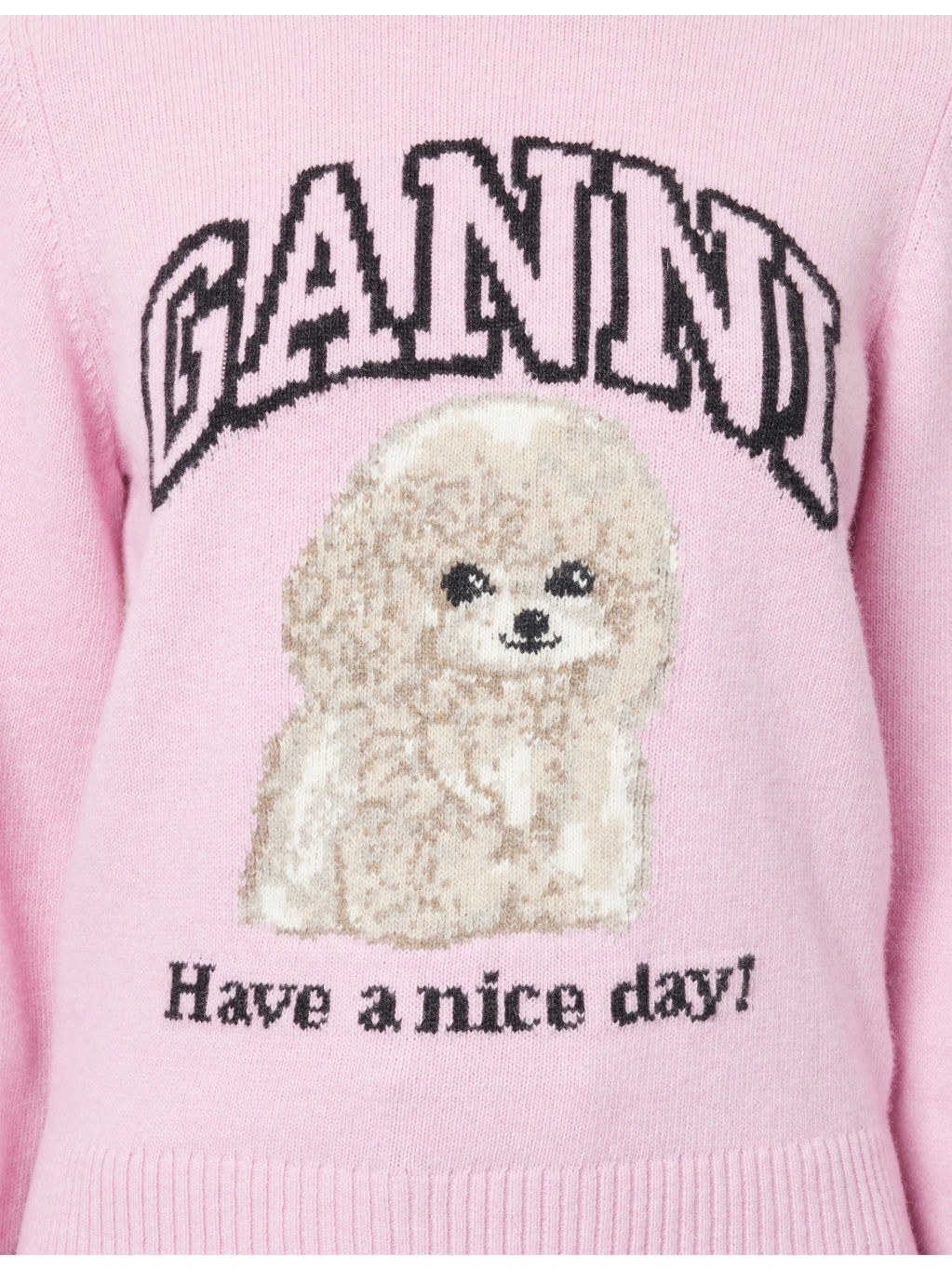 Poodle Logo-Motif Wool-Blend Knit Jumper - 6