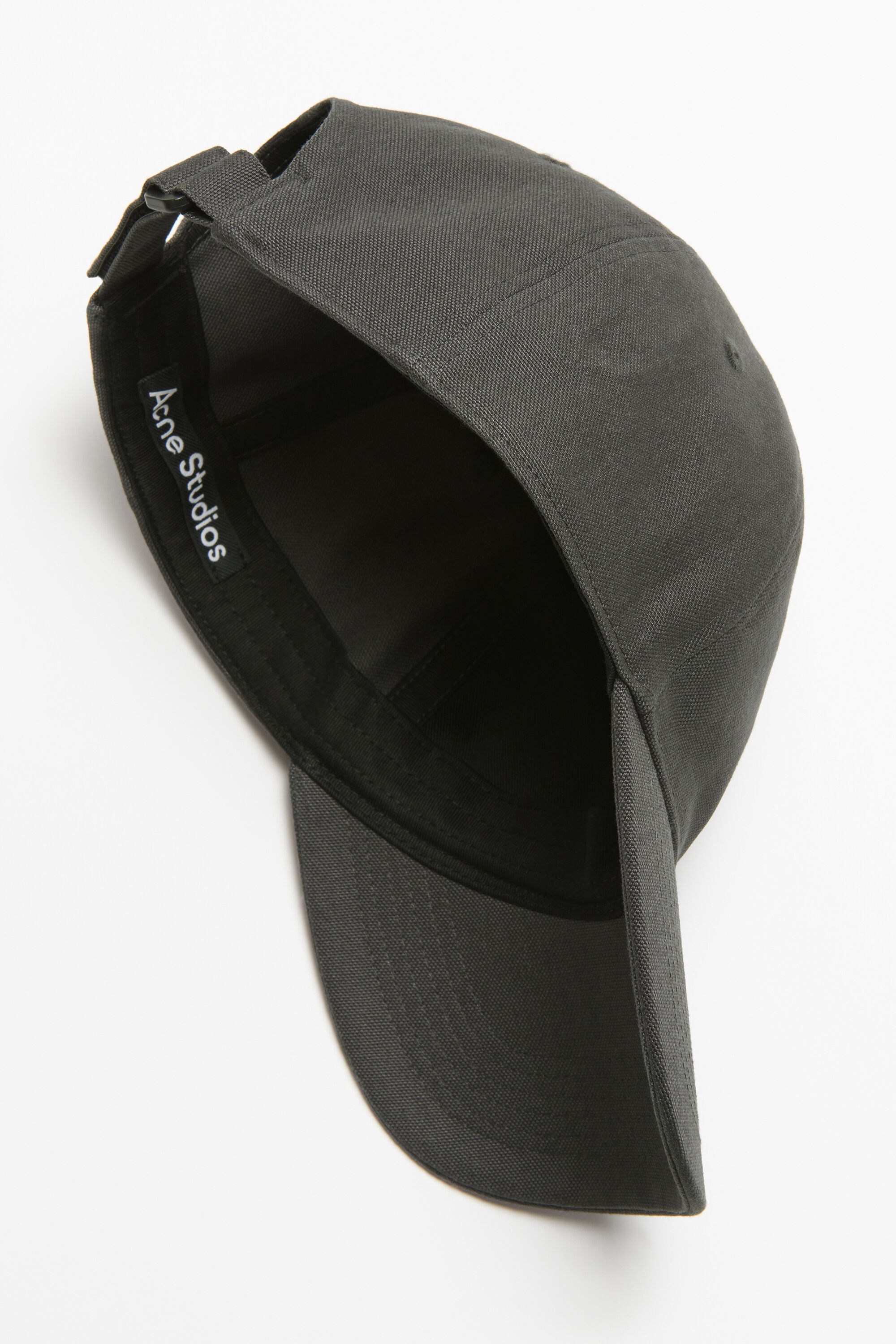 Leather Face patch cap - Dark grey - 3