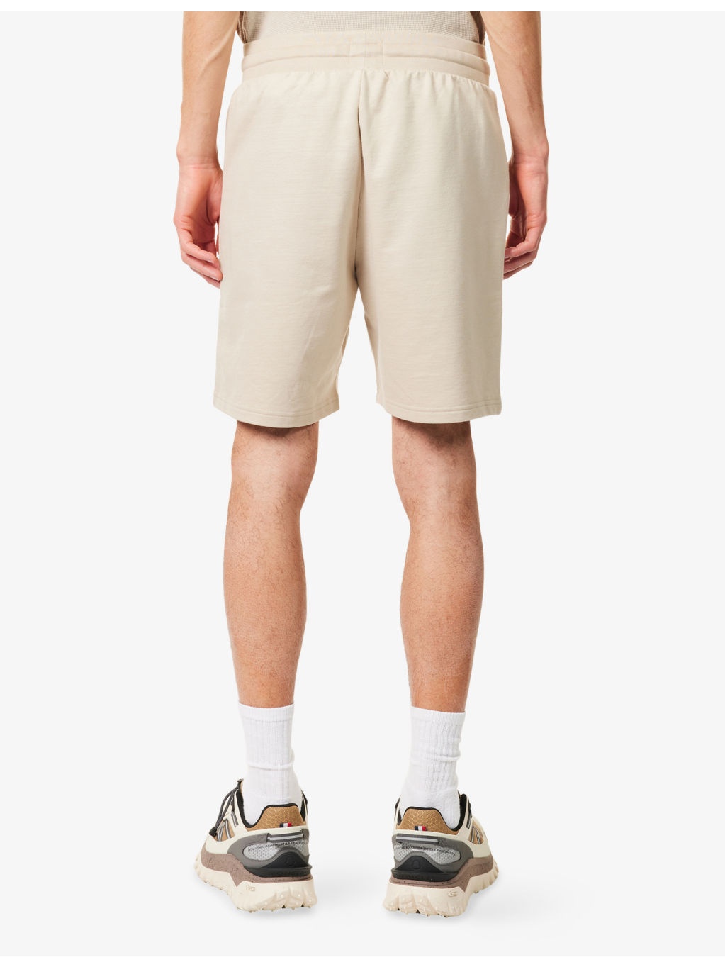 Iconic Contrast-Panels Cotton-Jersey Shorts - 4