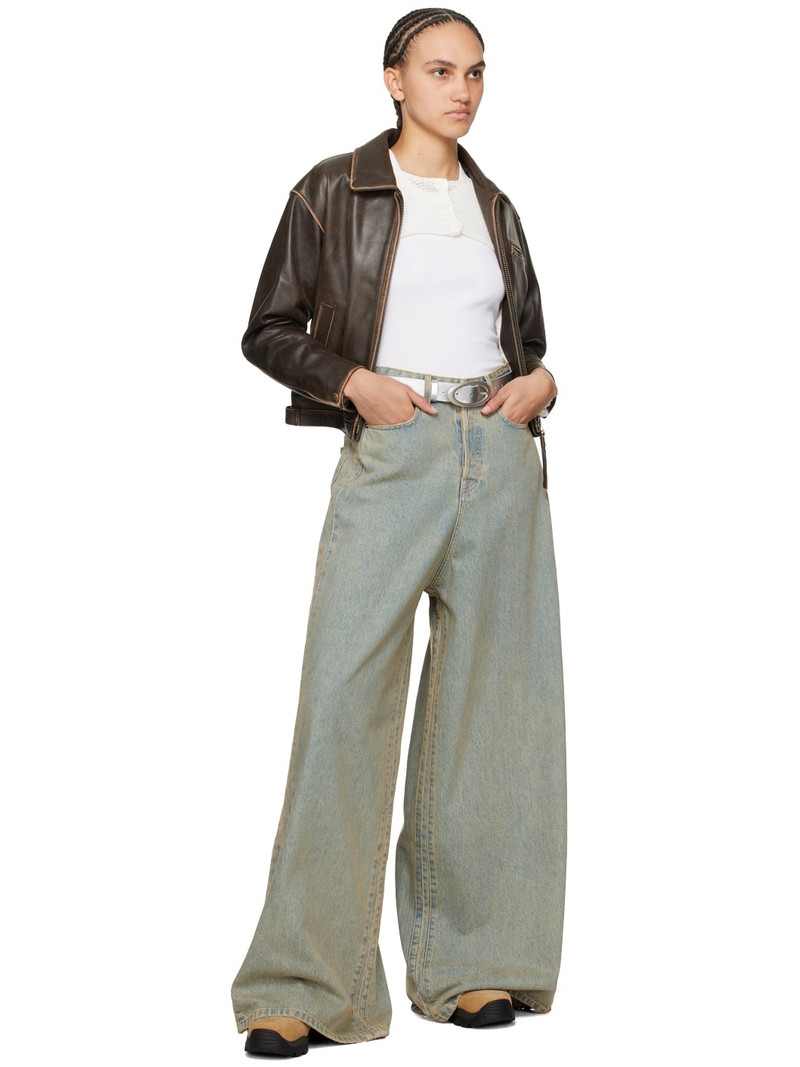 OPEN YY SSENSE Exclusive White Bolero Cardigan outlook