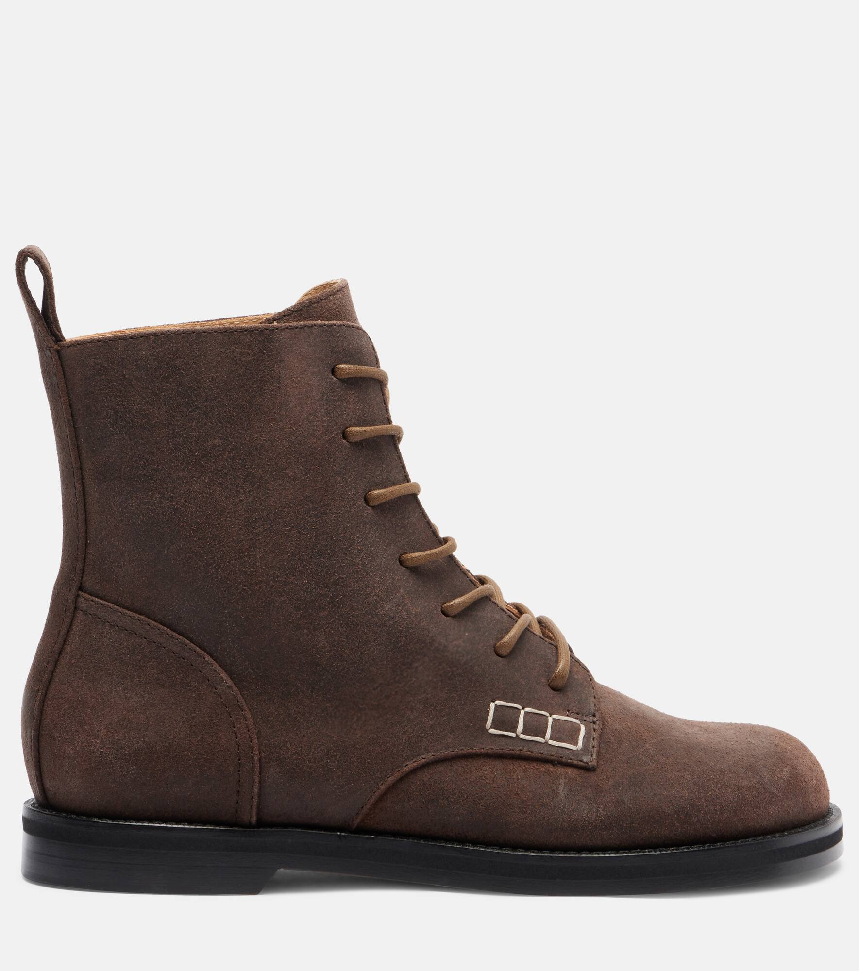 Suede ankle boots - 4