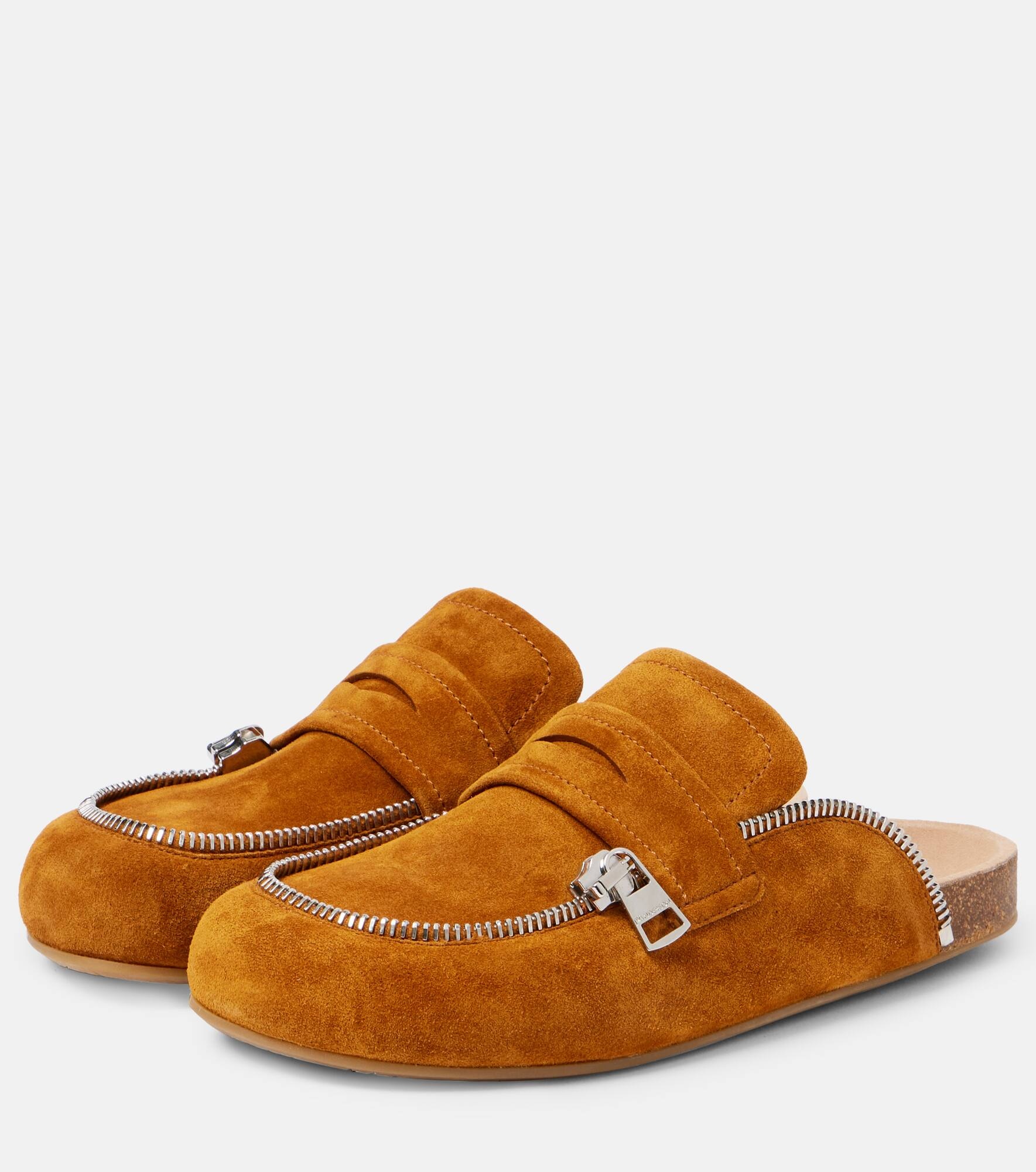 Biker suede mules - 4