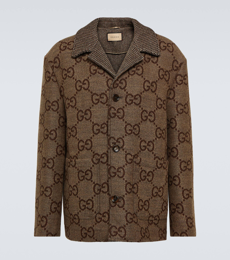 Maxi GG wool jacquard jacket 1