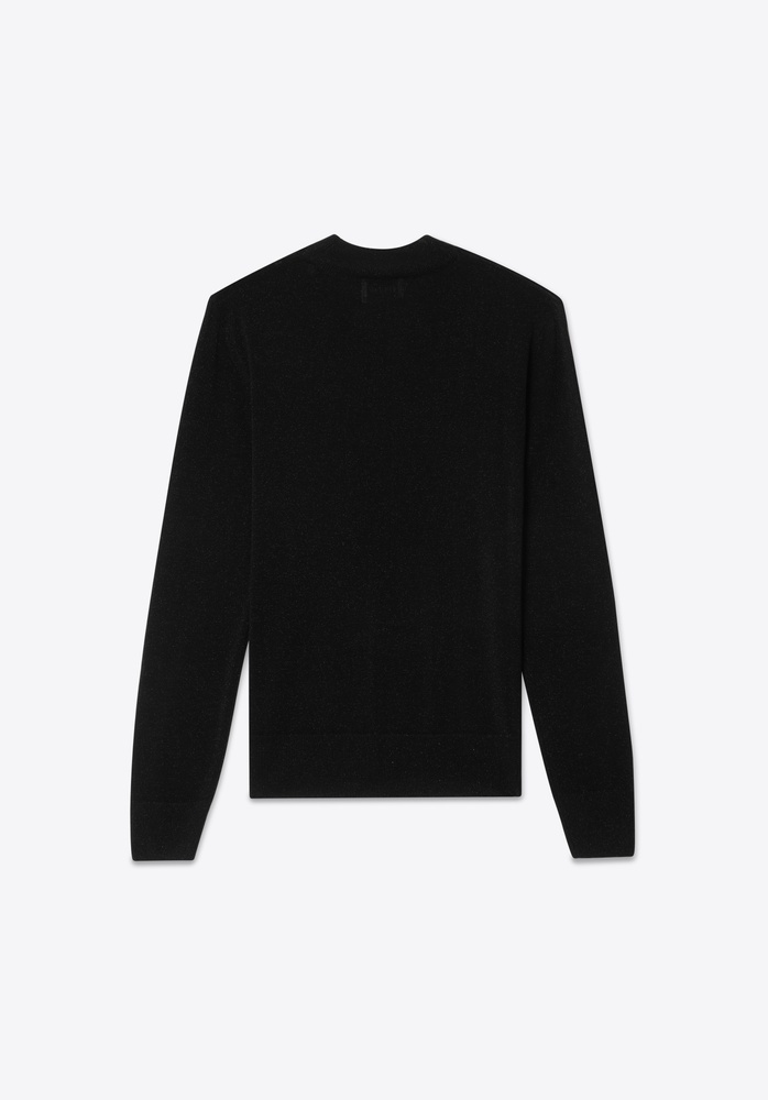 SWEATER 71 BLACK METALLIC - 4