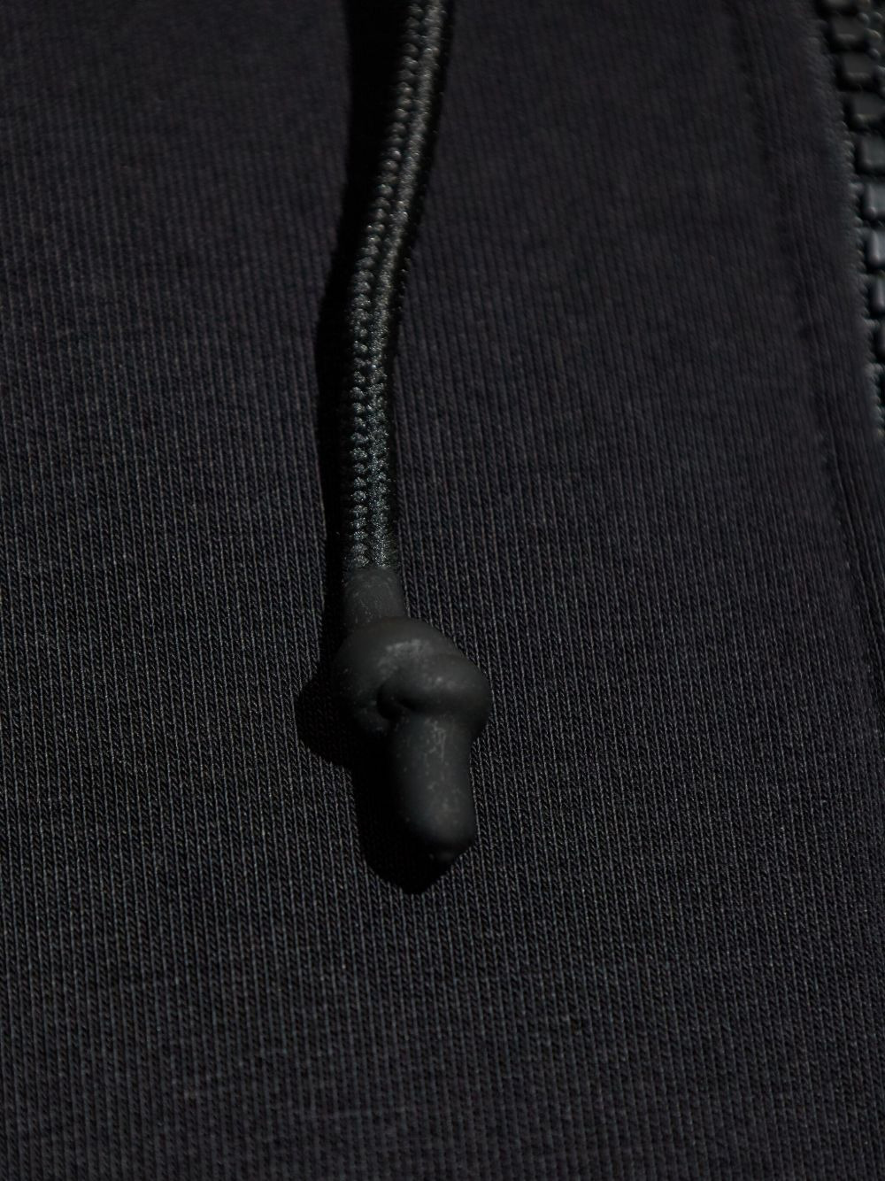 hooded ribbed jacket - 5