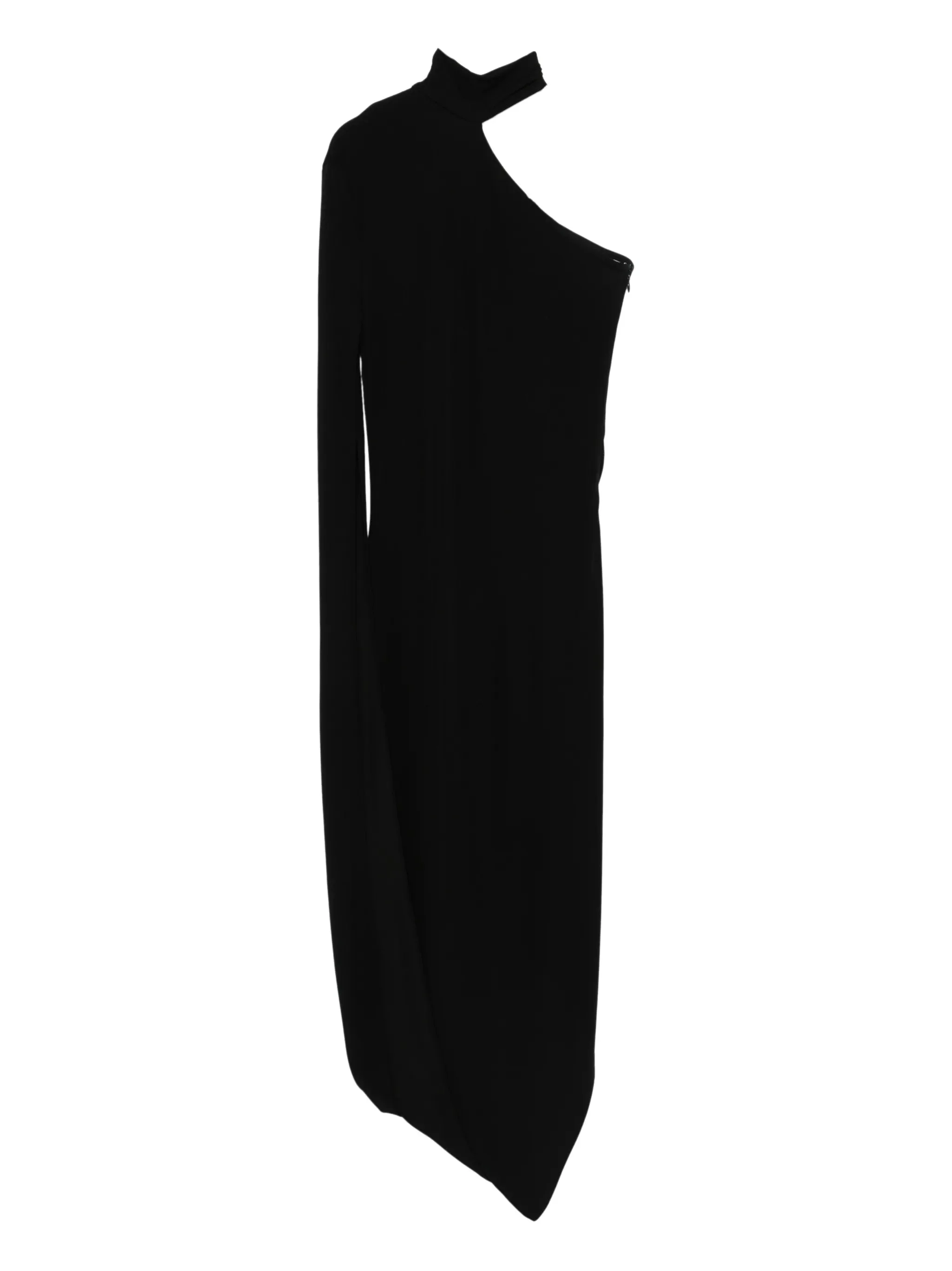asymmetric midi dress - 1