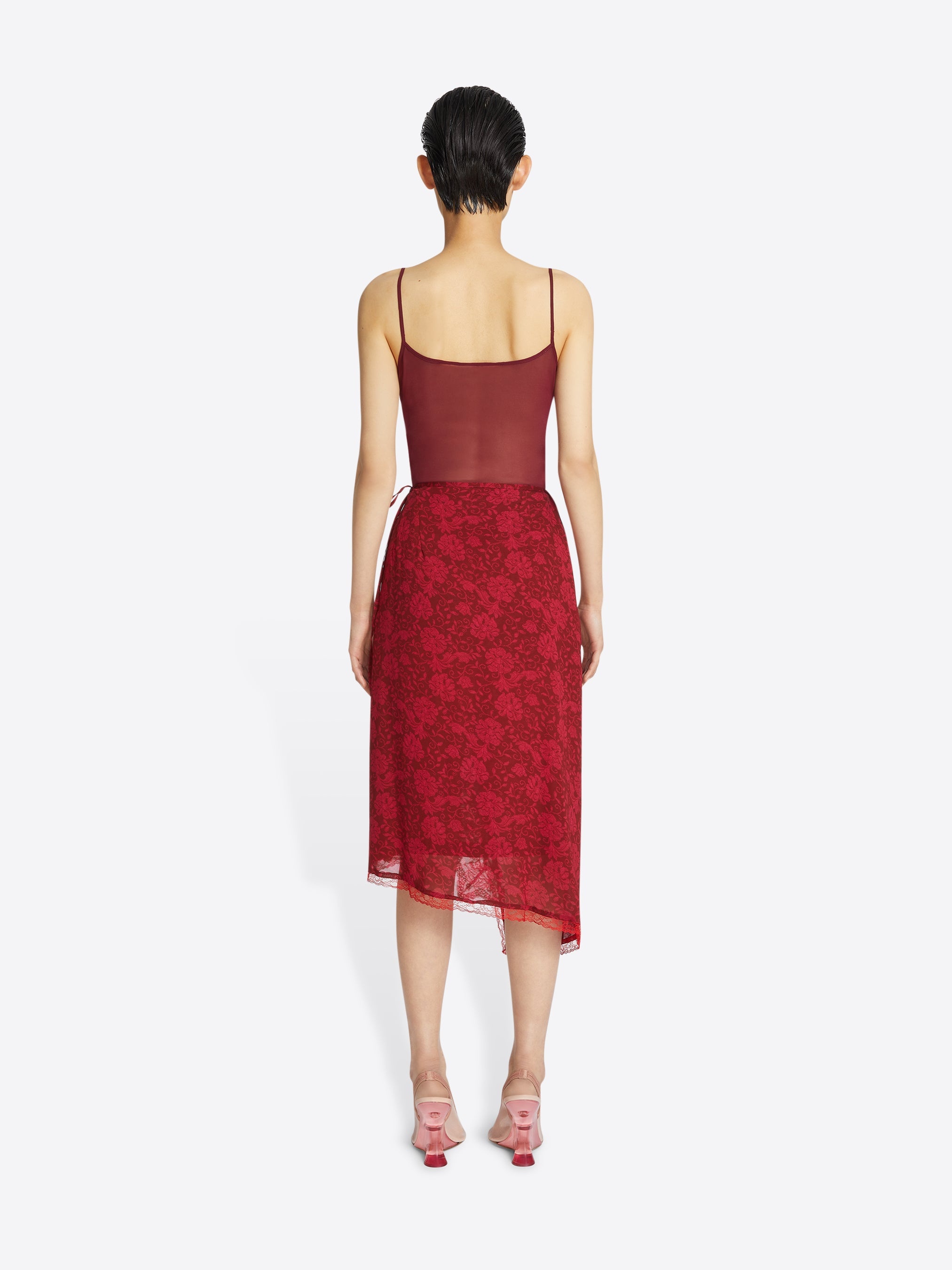 VISCOSE WRAP SKIRT - 4