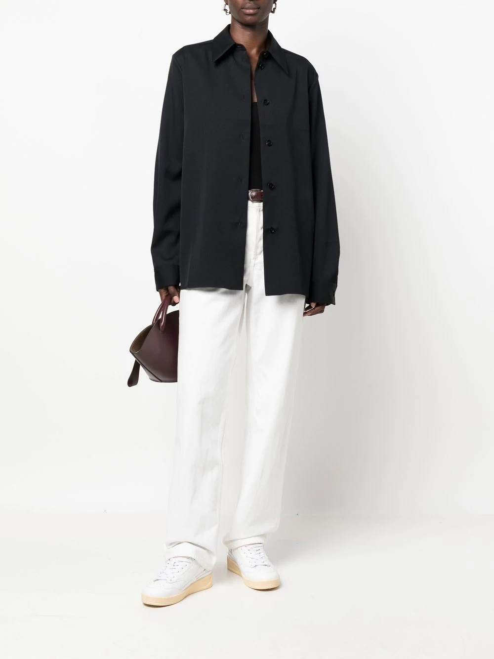 long-sleeve virgin-wool shirt - 2
