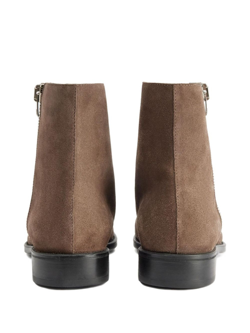 Giuseppe Zanotti Cassian zip-detail suede boots outlook