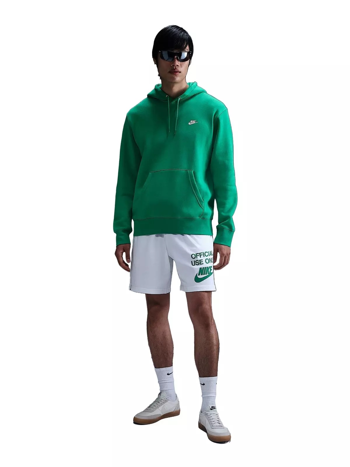 Men's Club Pullover Fleece Hoodie -Green - 4