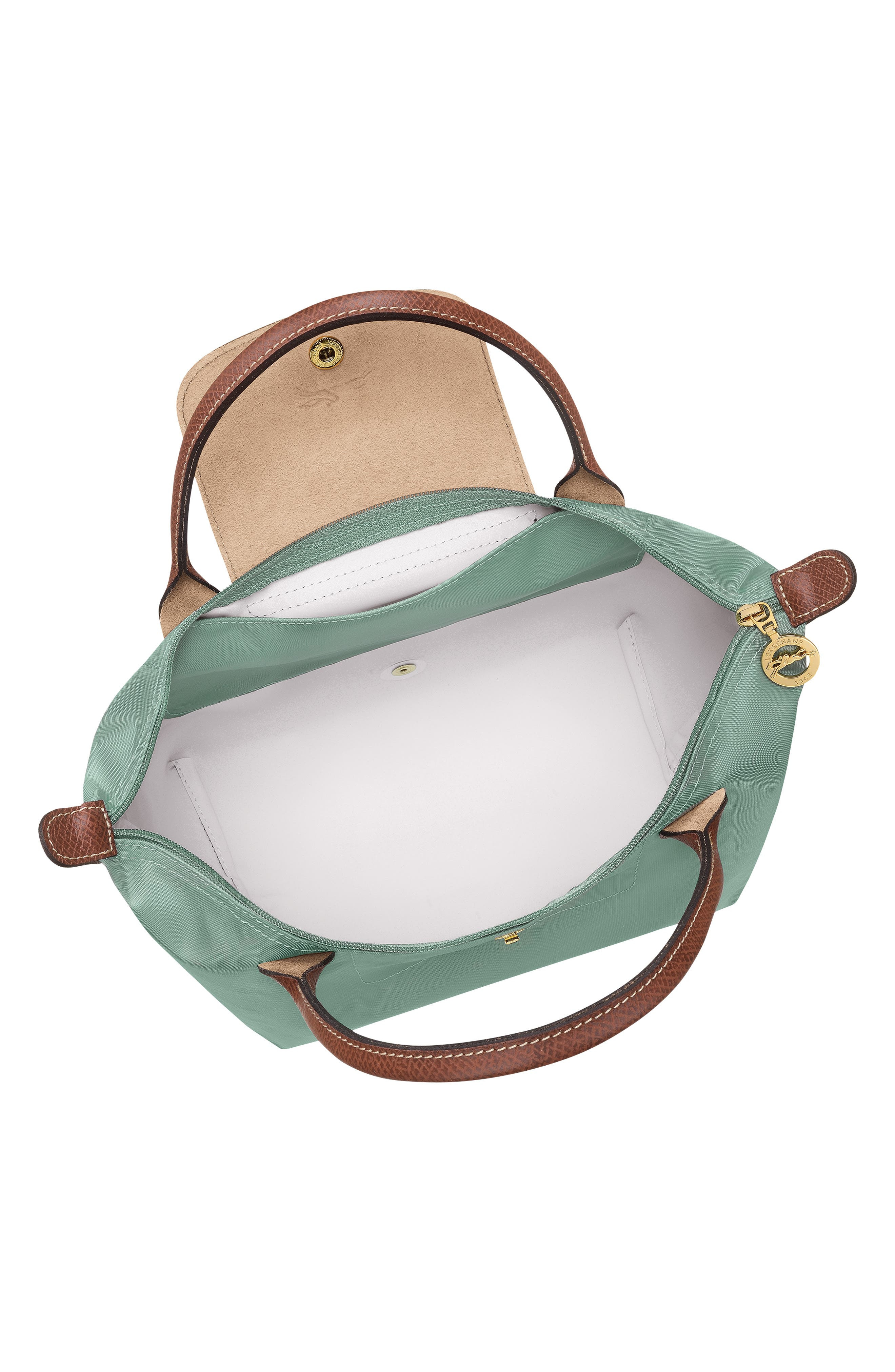 Longchamp Small Le Pliage Original Top Handle Bag in Celadon at Nordstrom - 4