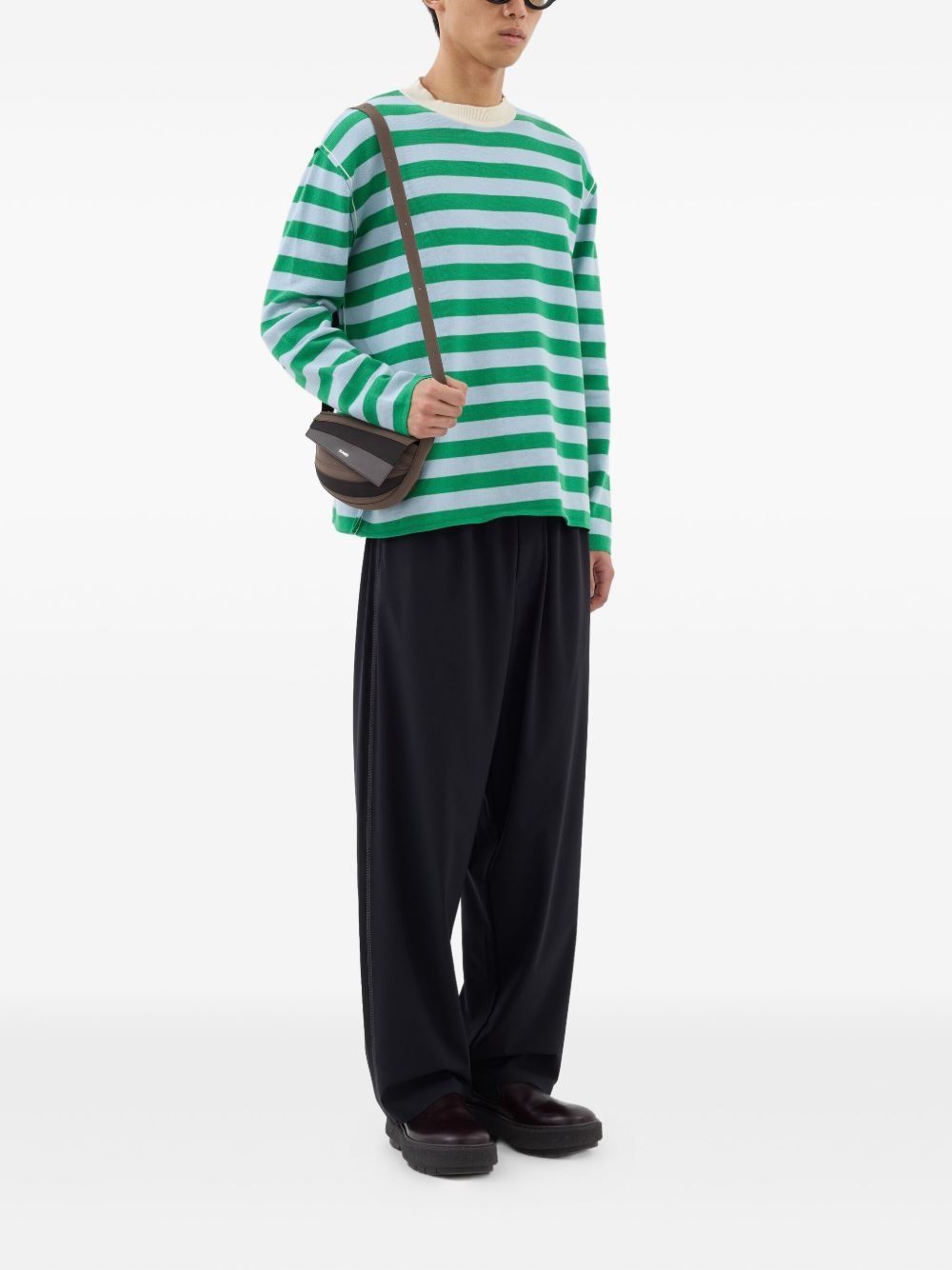 striped long-sleeve sweatshirt - 2