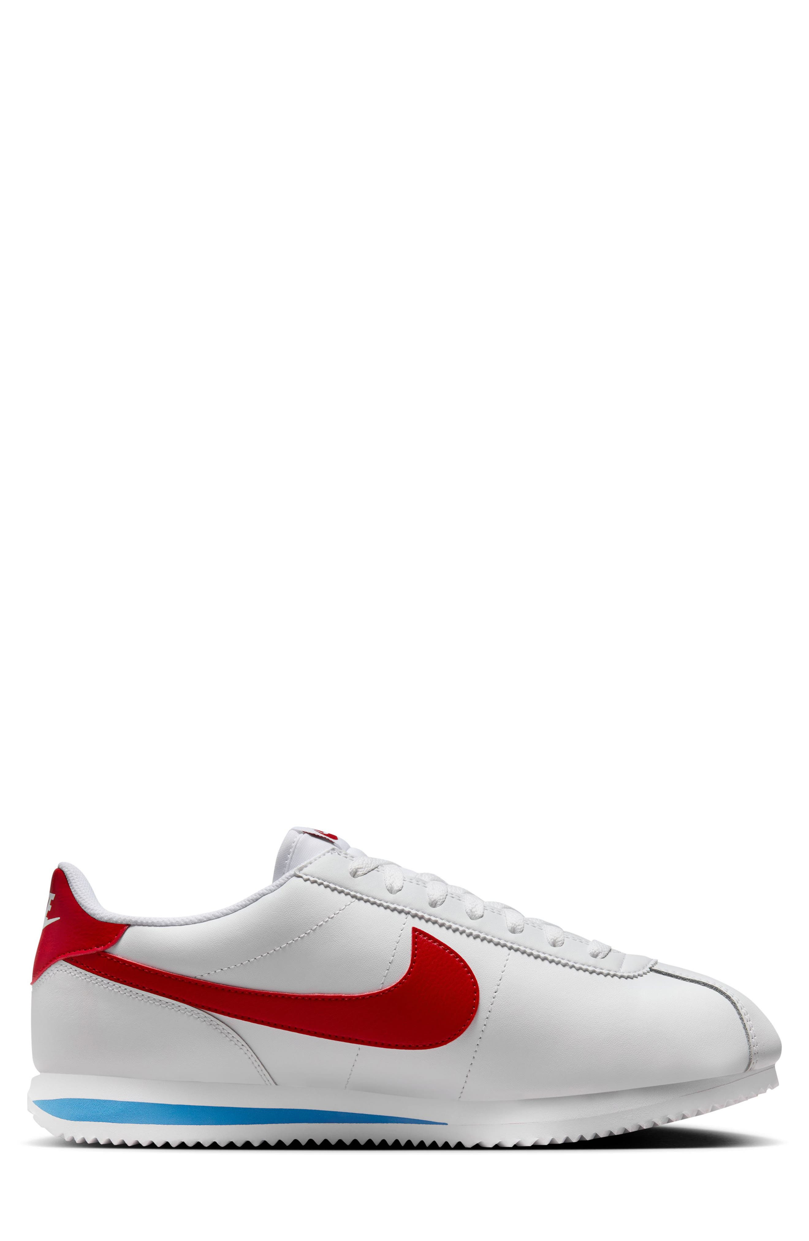 Nike Cortez Sneaker in White/Varsity Red/Blue at Nordstrom - 6