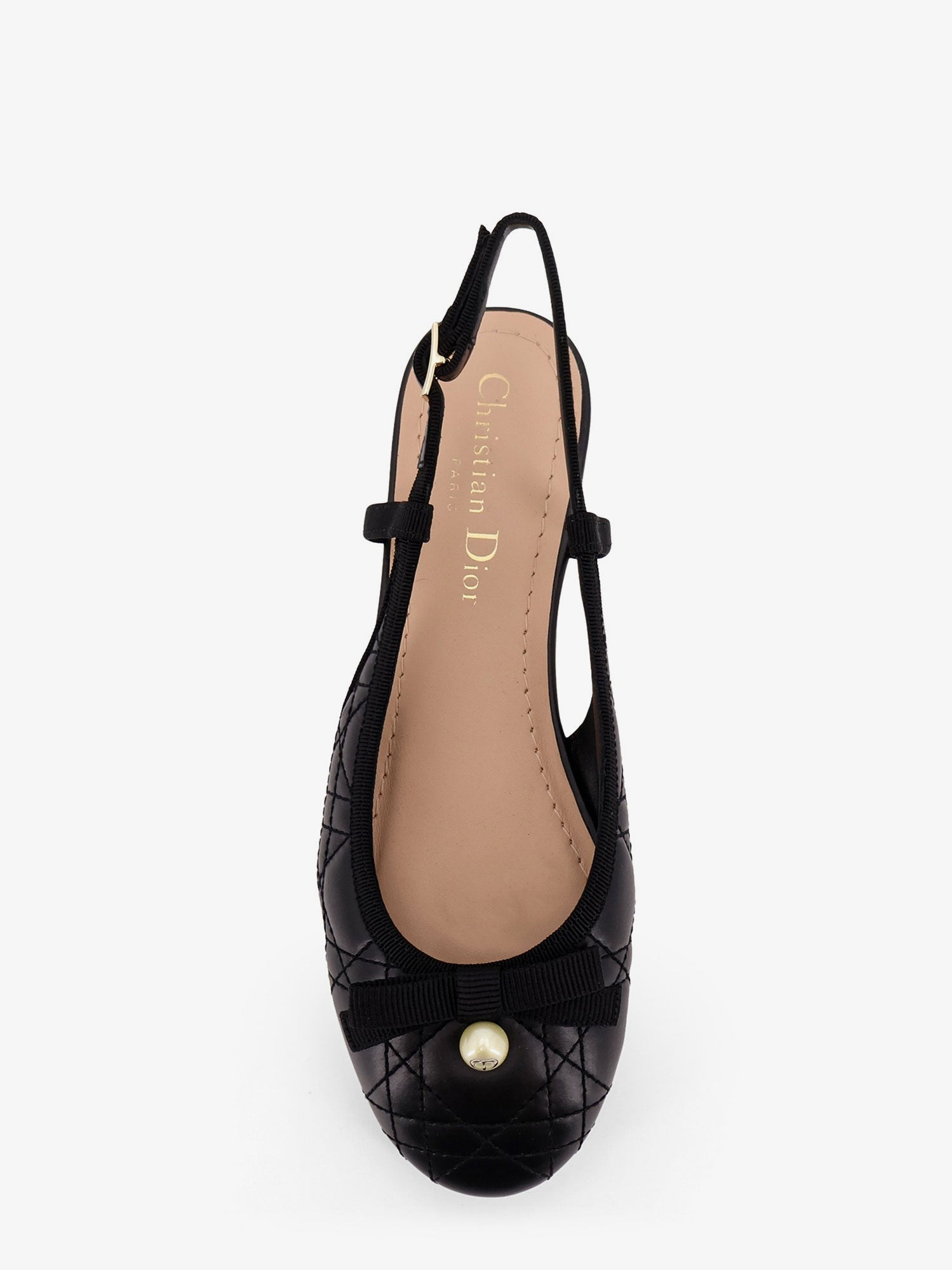 Dior Women Dior Ballet Leather Slingback Ballerinas - 4