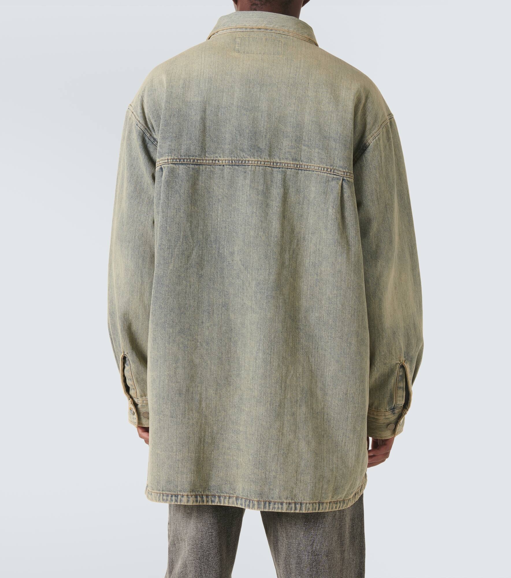 Herculean denim overshirt - 4