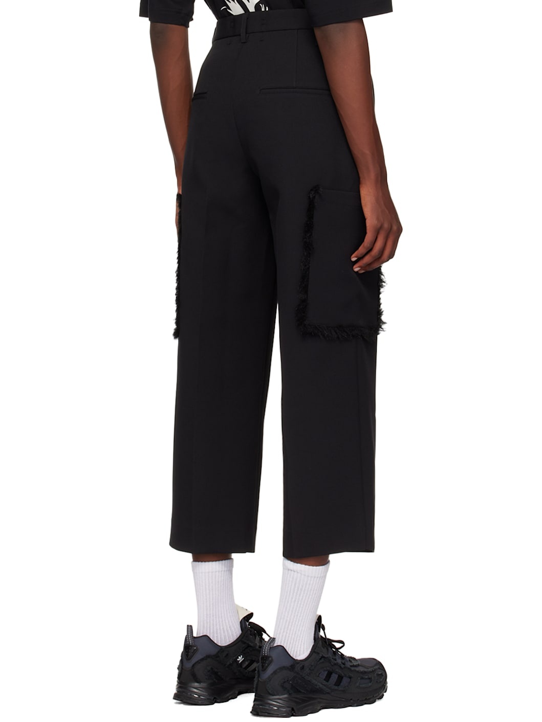 Black Painter's Cargo Pants - 3
