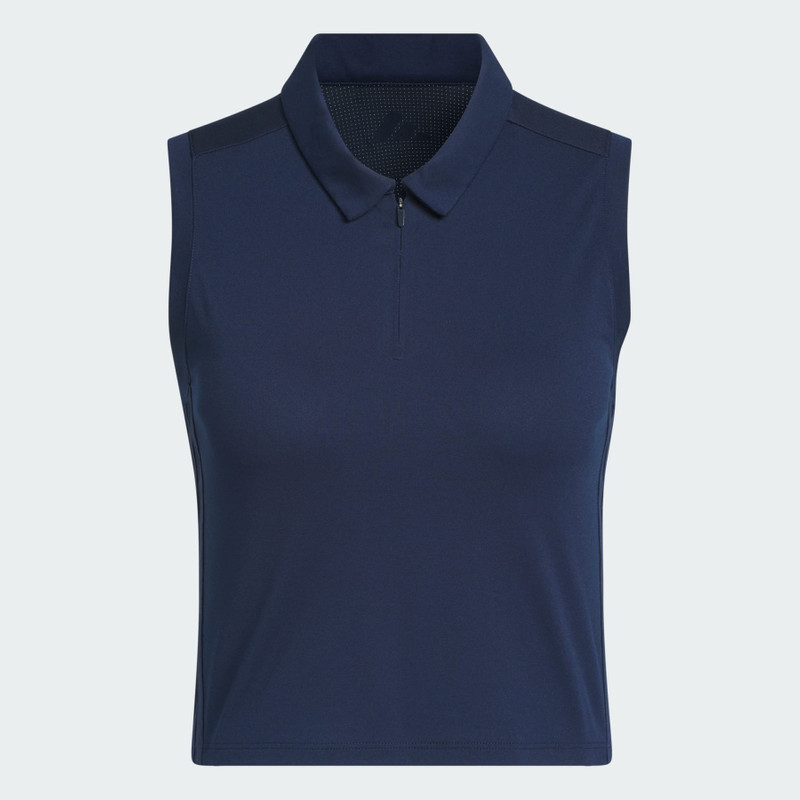 BEYOND CROP TWISTKNIT POLO SHIRT 1