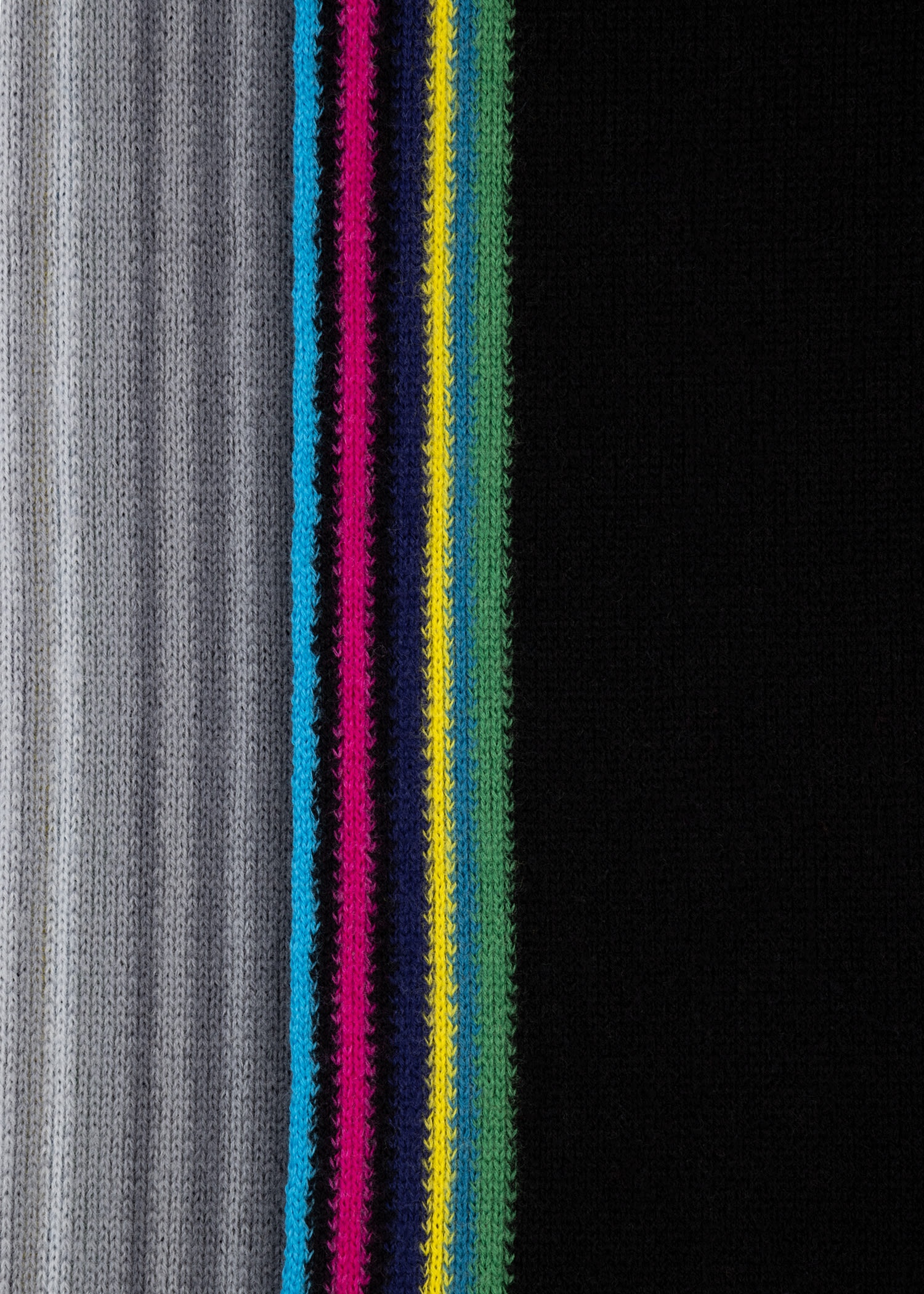Merino Wool 'Sports Stripe' Scarf - 3