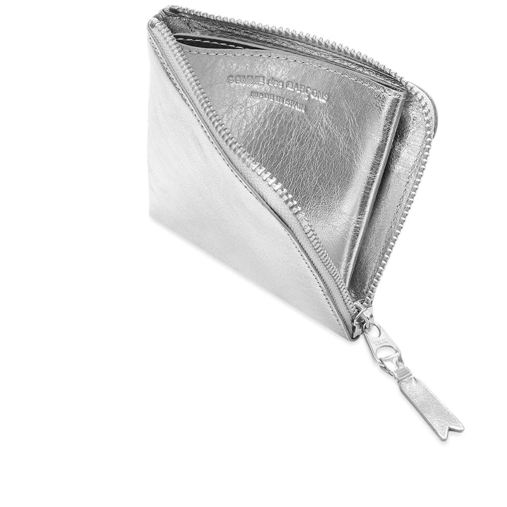 Comme des Garcons SA3100G Silver Wallet - 3