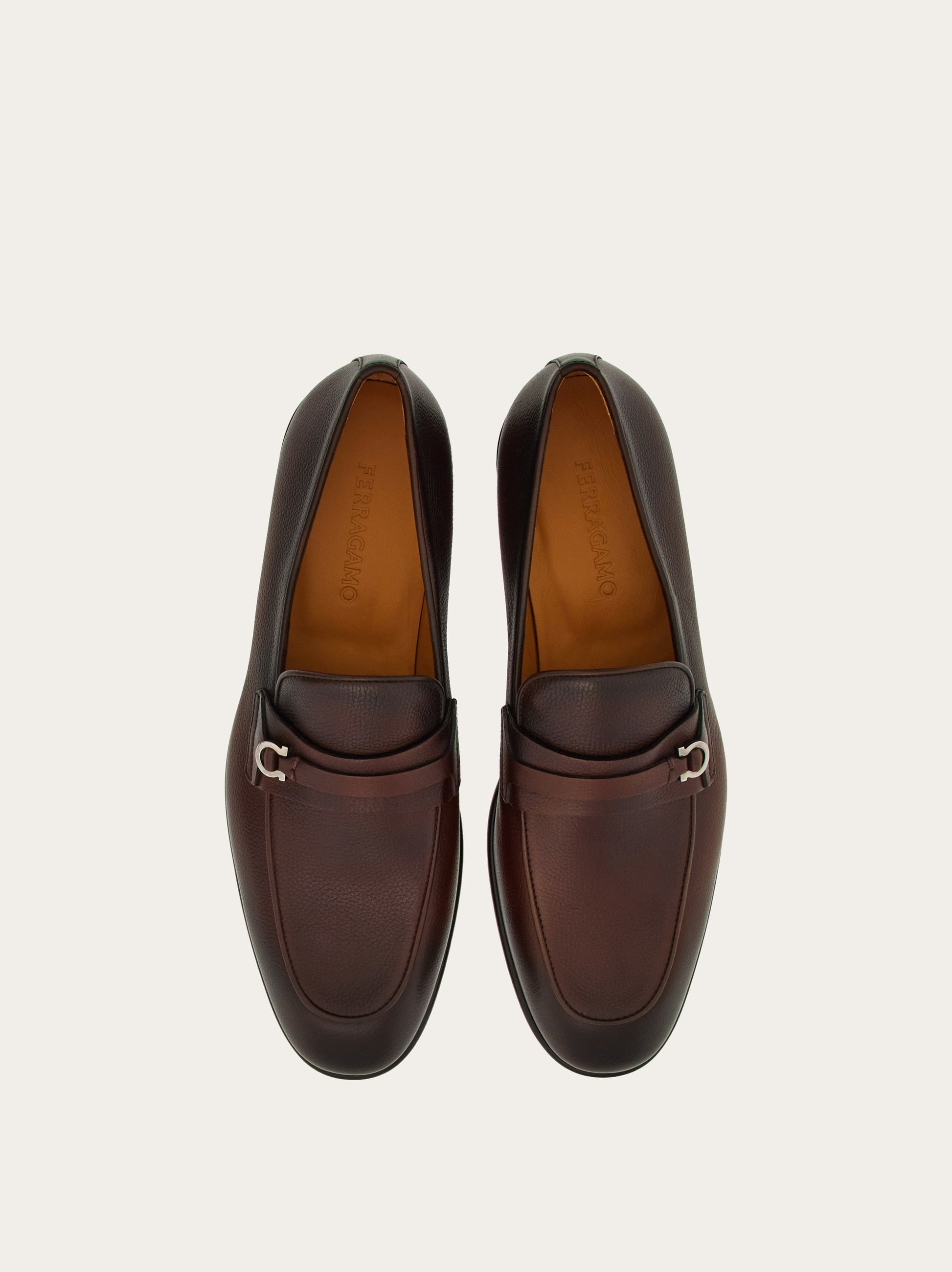 FERRAGAMO Moccasin with Gancini ornament | REVERSIBLE