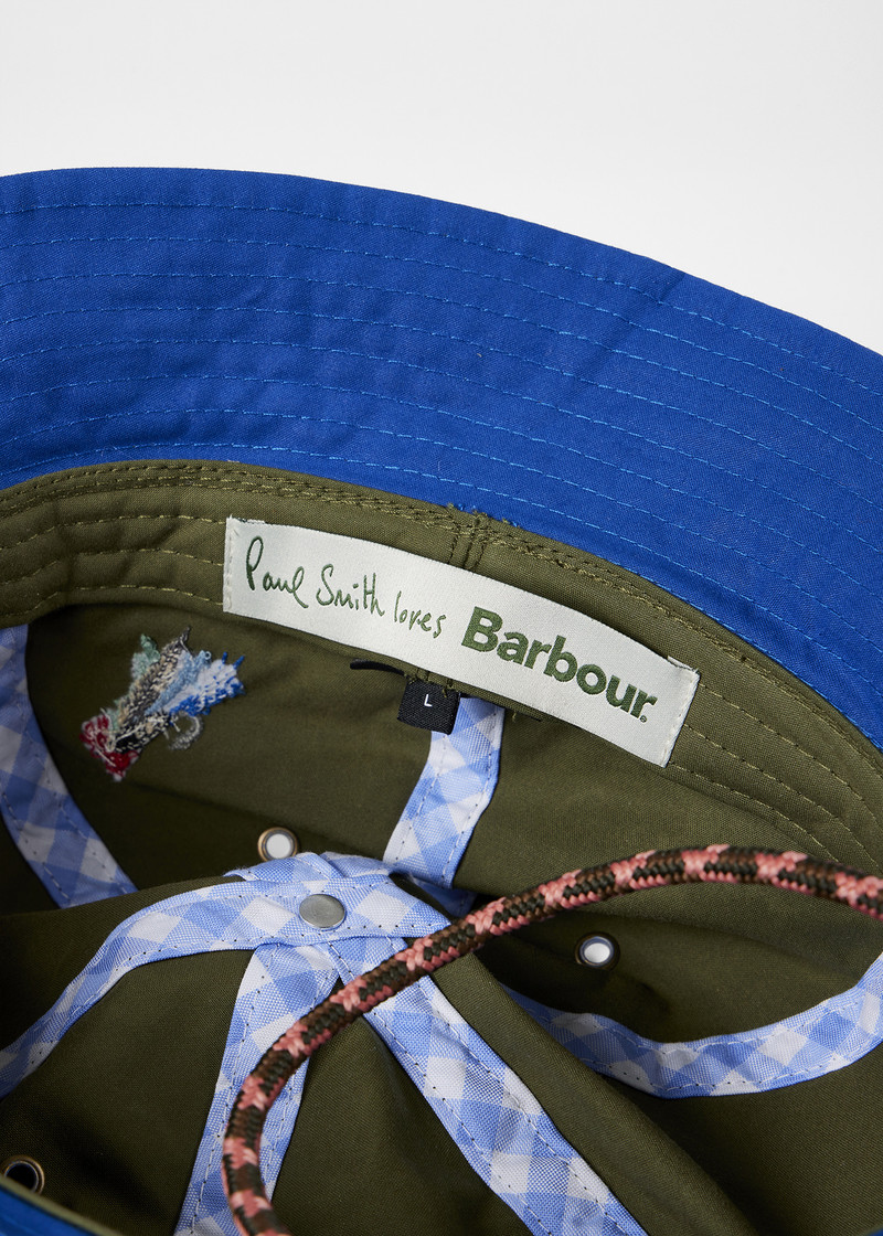 Paul Smith loves Barbour - Khaki Bucket Hat 6
