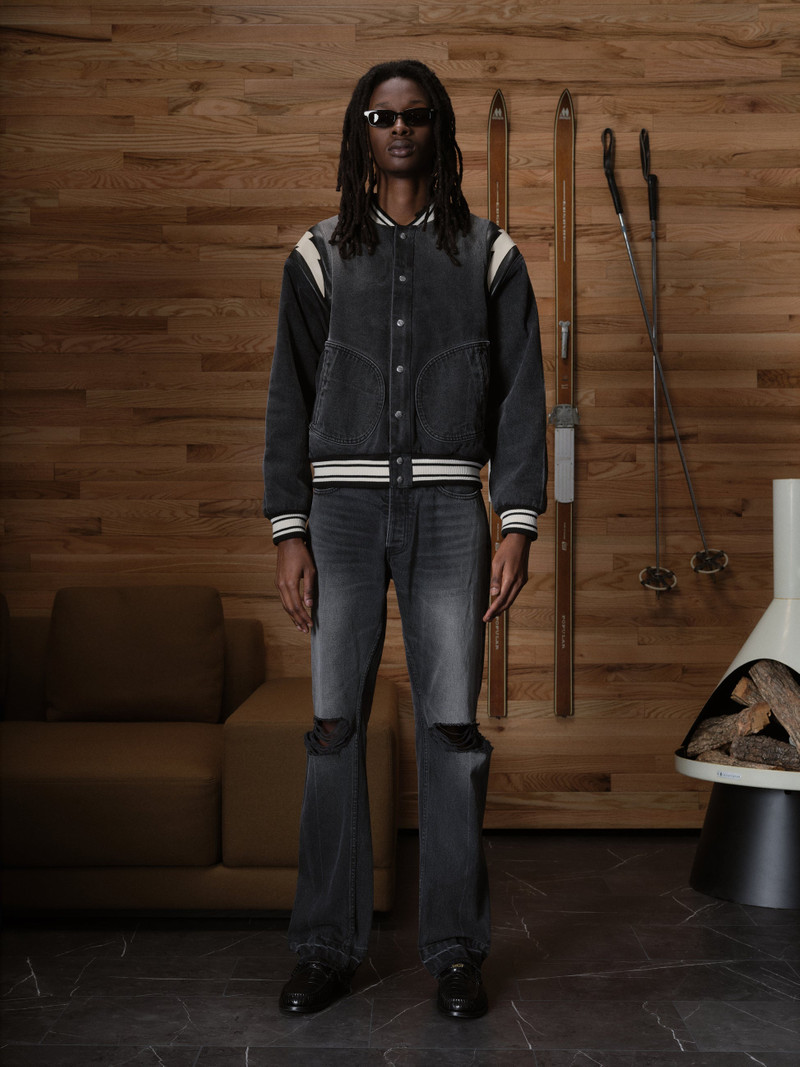 Rhude DENIM LIGHTING BOMBER outlook