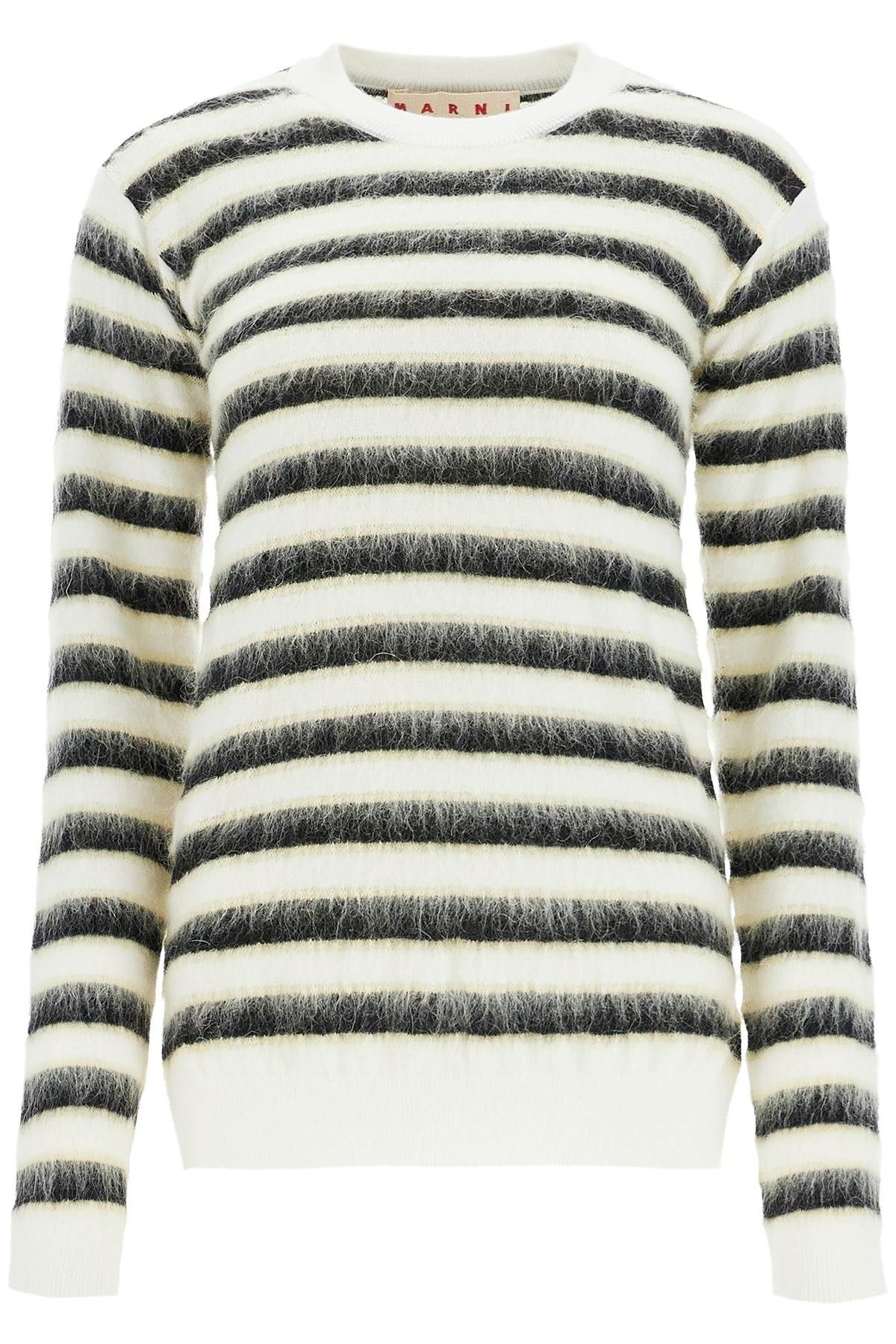 STRIPED CREWNECK PULLOVER - 1