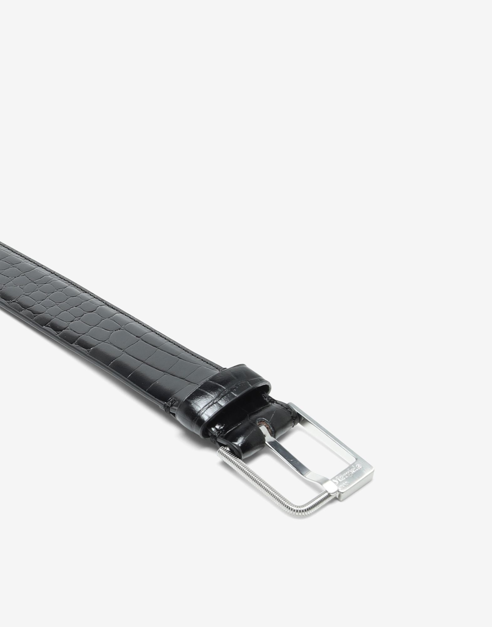 Spliced croc-effect belt - 2