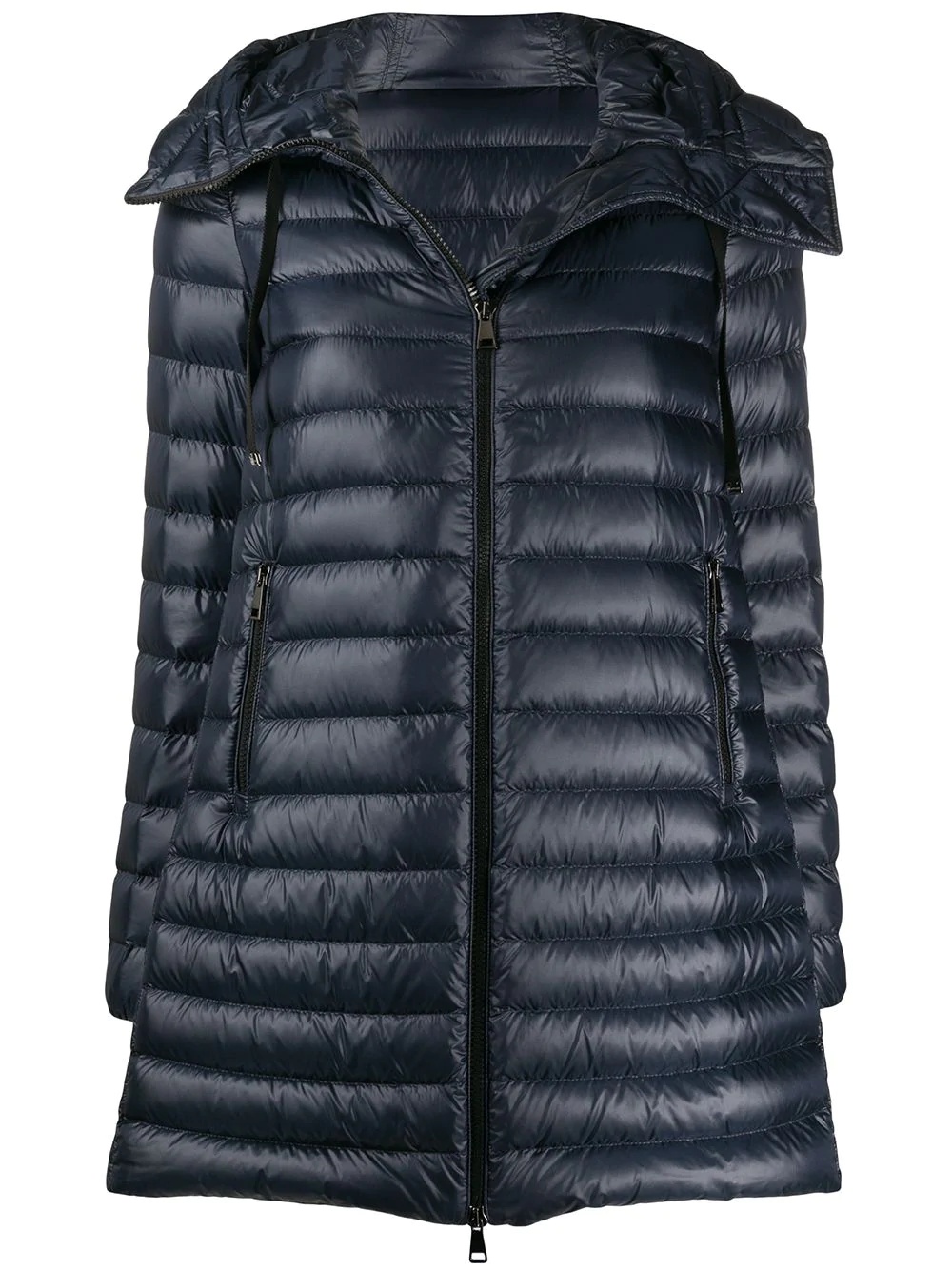 zipped padded coat - 1