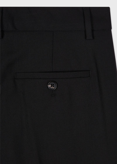 Paul Smith Women's 'A Suit To Travel In' - Black Wool Bootcut Trousers outlook