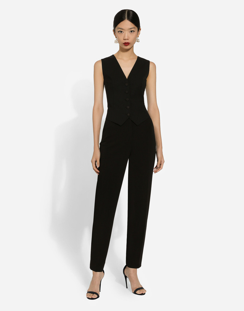 Dolce & Gabbana Wool twill vest outlook