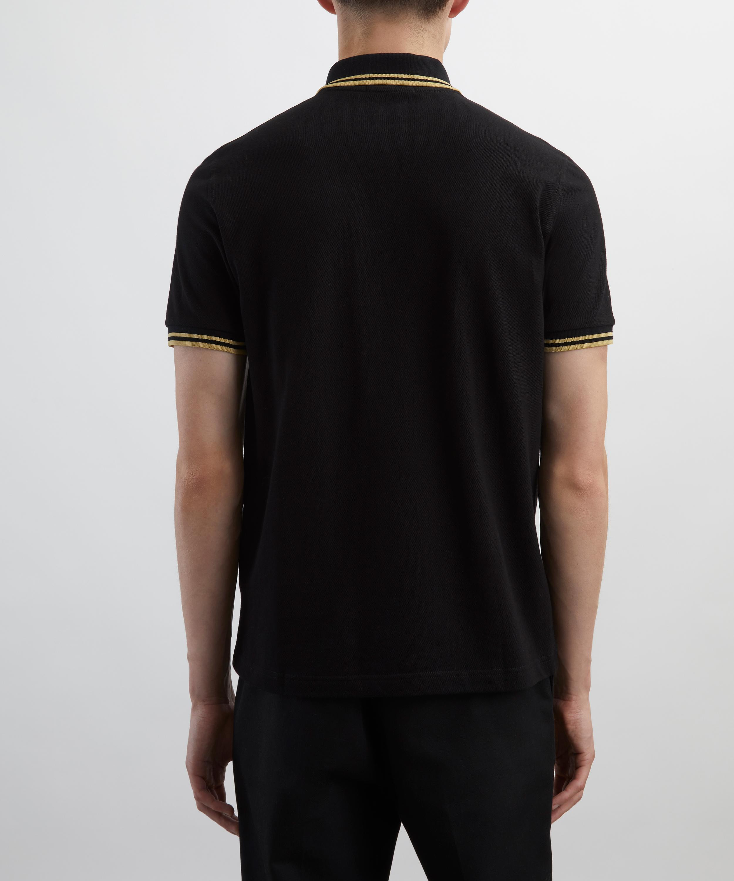 Black M12 Twin Tipped Polo Shirt - 4