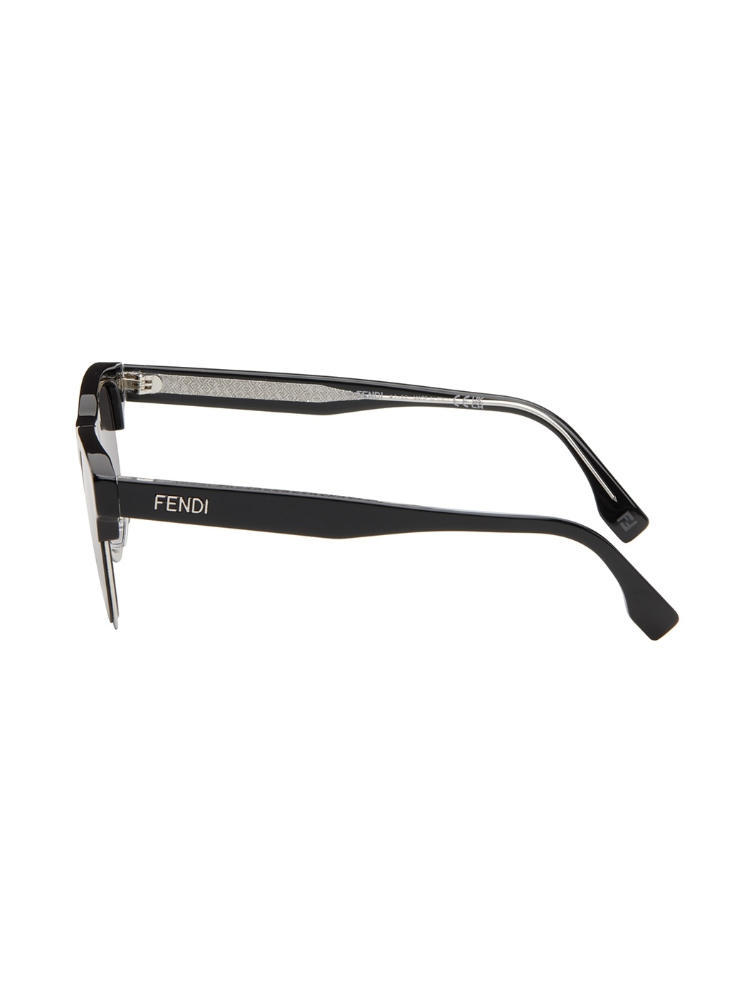Black Fendi Travel Sunglasses - 3