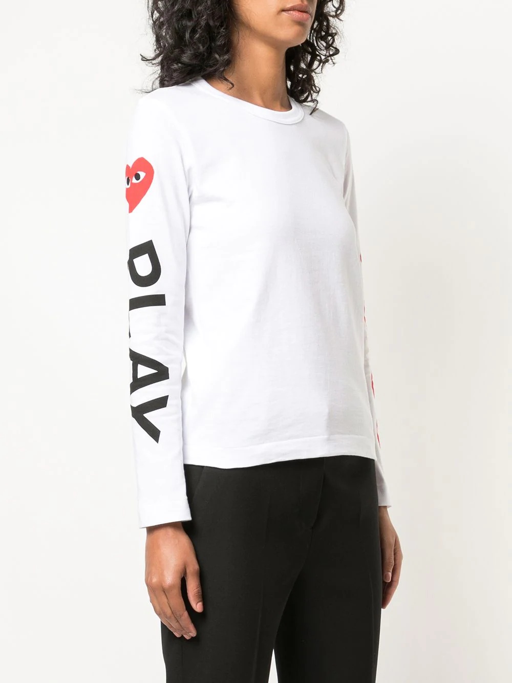 logo print sweatshirt - 3