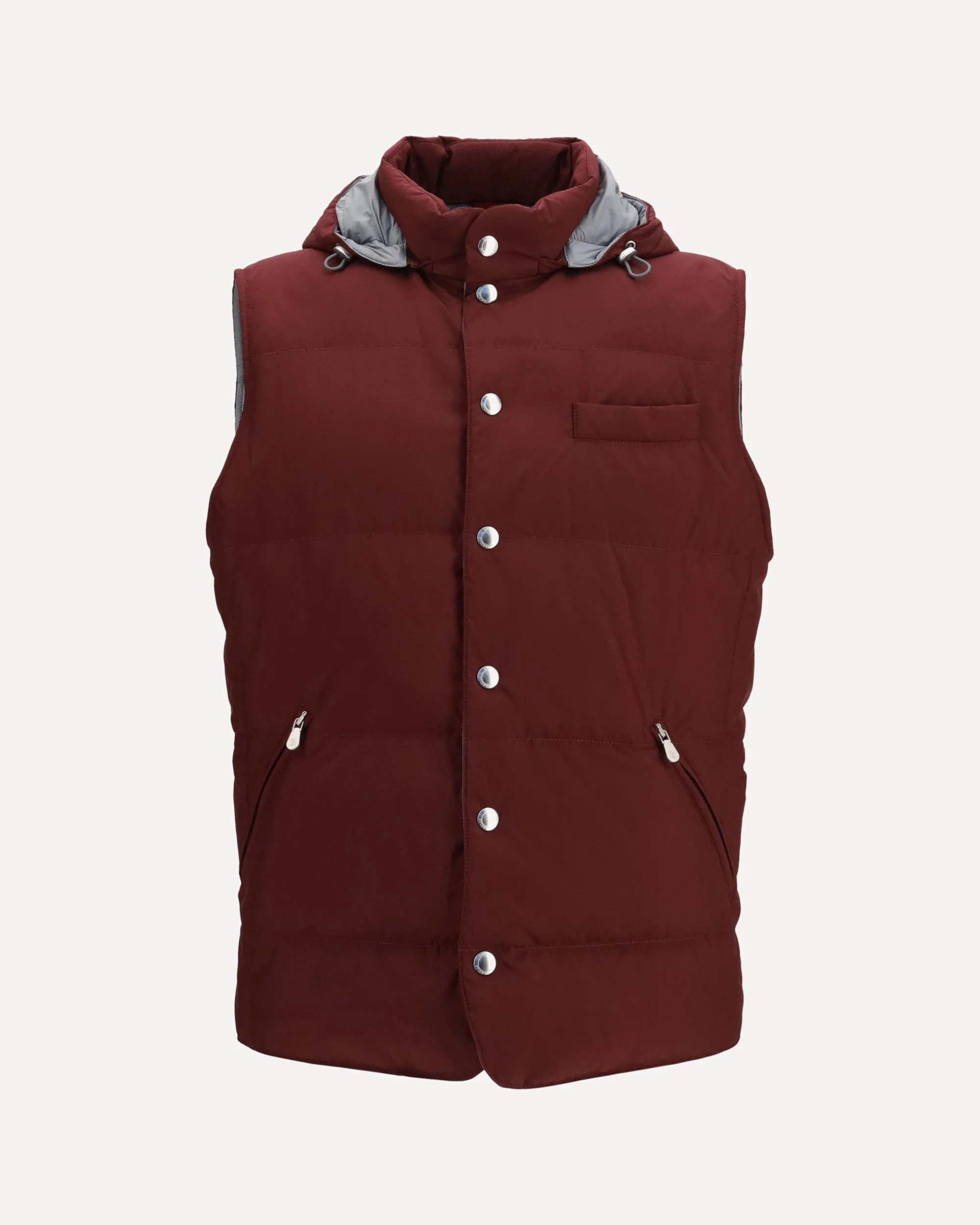 Sleeveless hooded Gilet - 1
