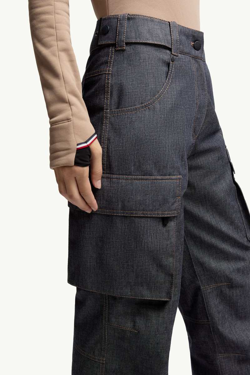 Padded Denim Ski Pants 6